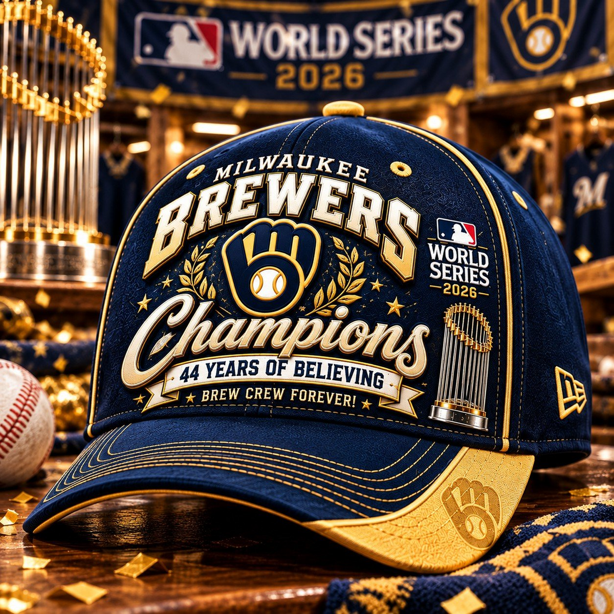 MIL x MLB National Champions League 2026 Classic Cap
