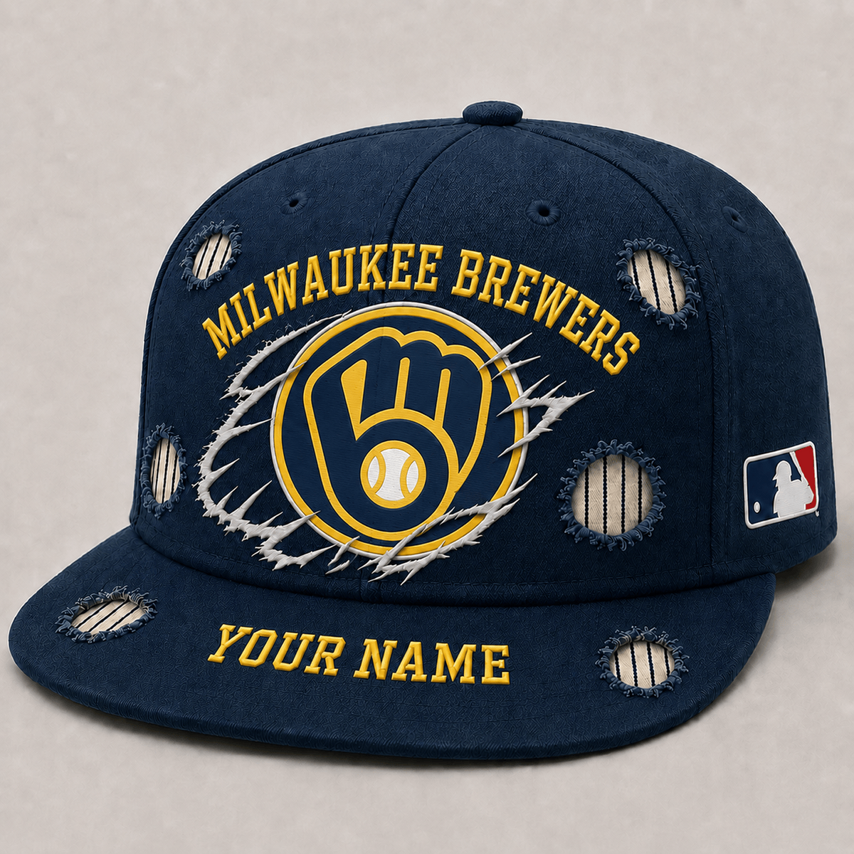 MIL x MLB World Series Bound 2026 Premium Personalized Classic Cap V3