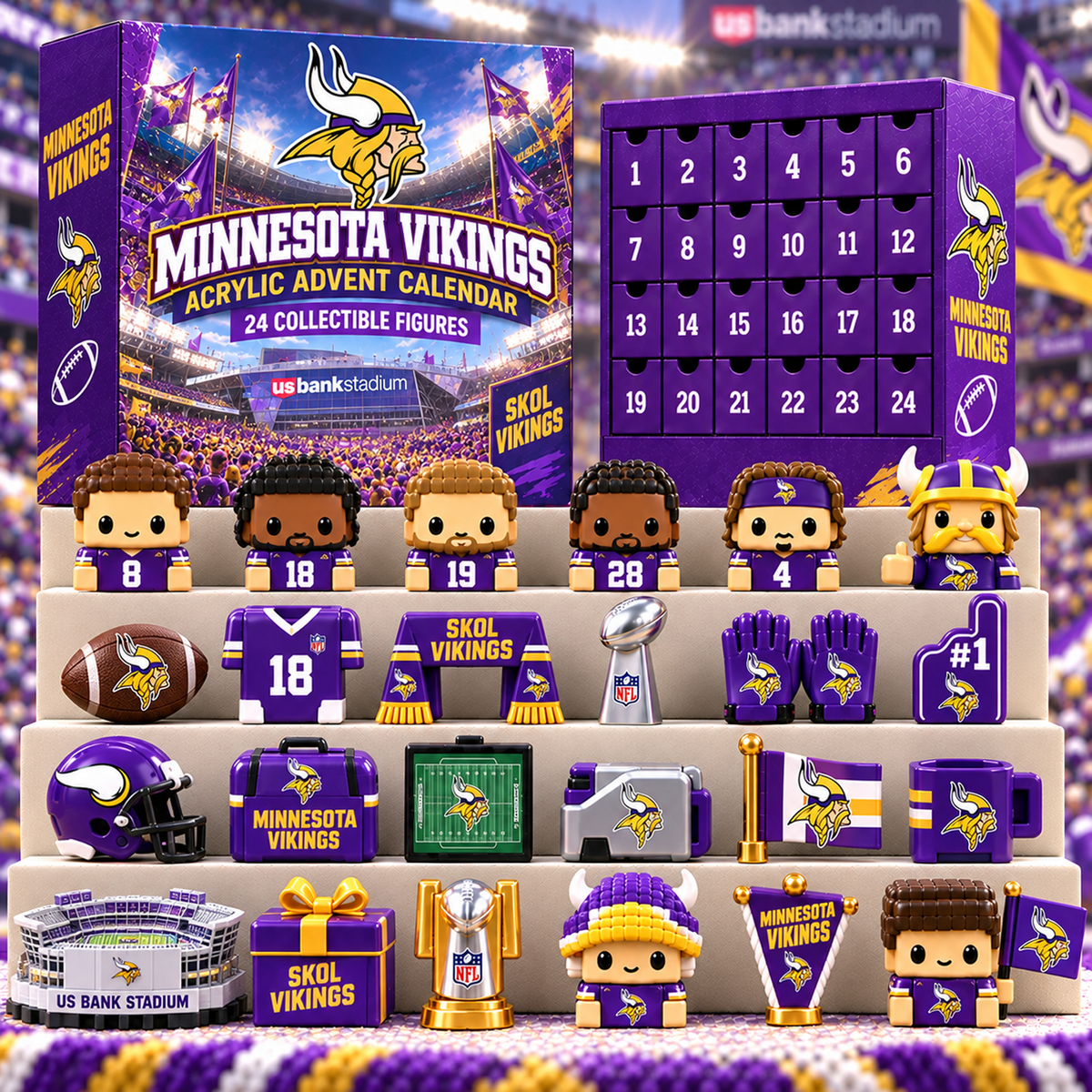 MIN x NFL Premium 24 Days Of Advent Calendar