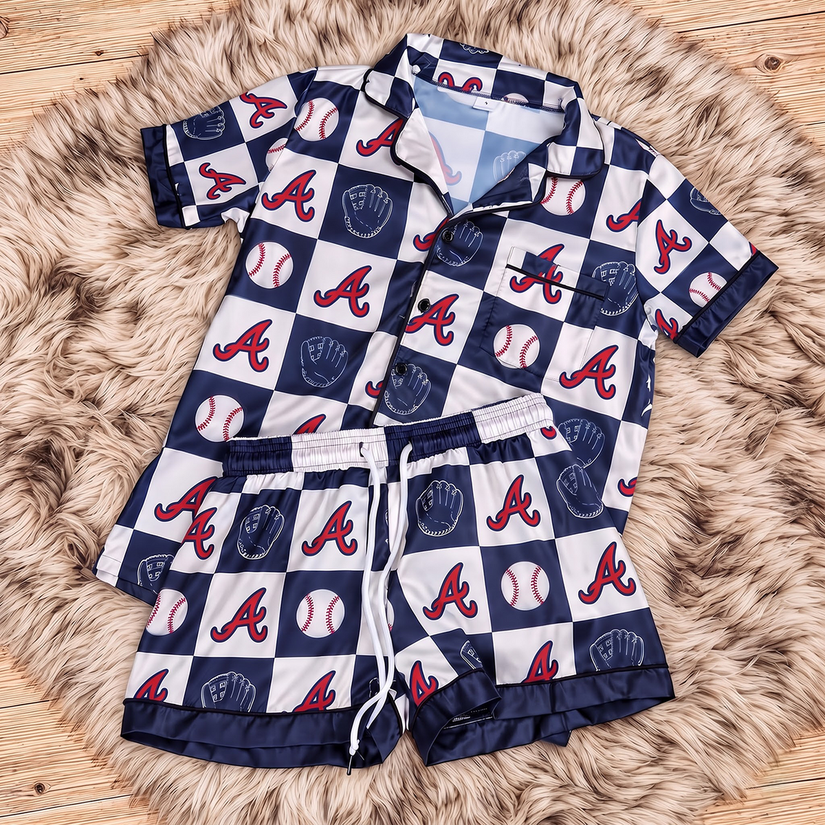 MLB x ATL Premium Pajamas Set