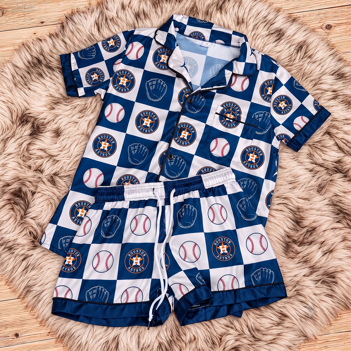 MLB x HOU Premium Pajamas Set