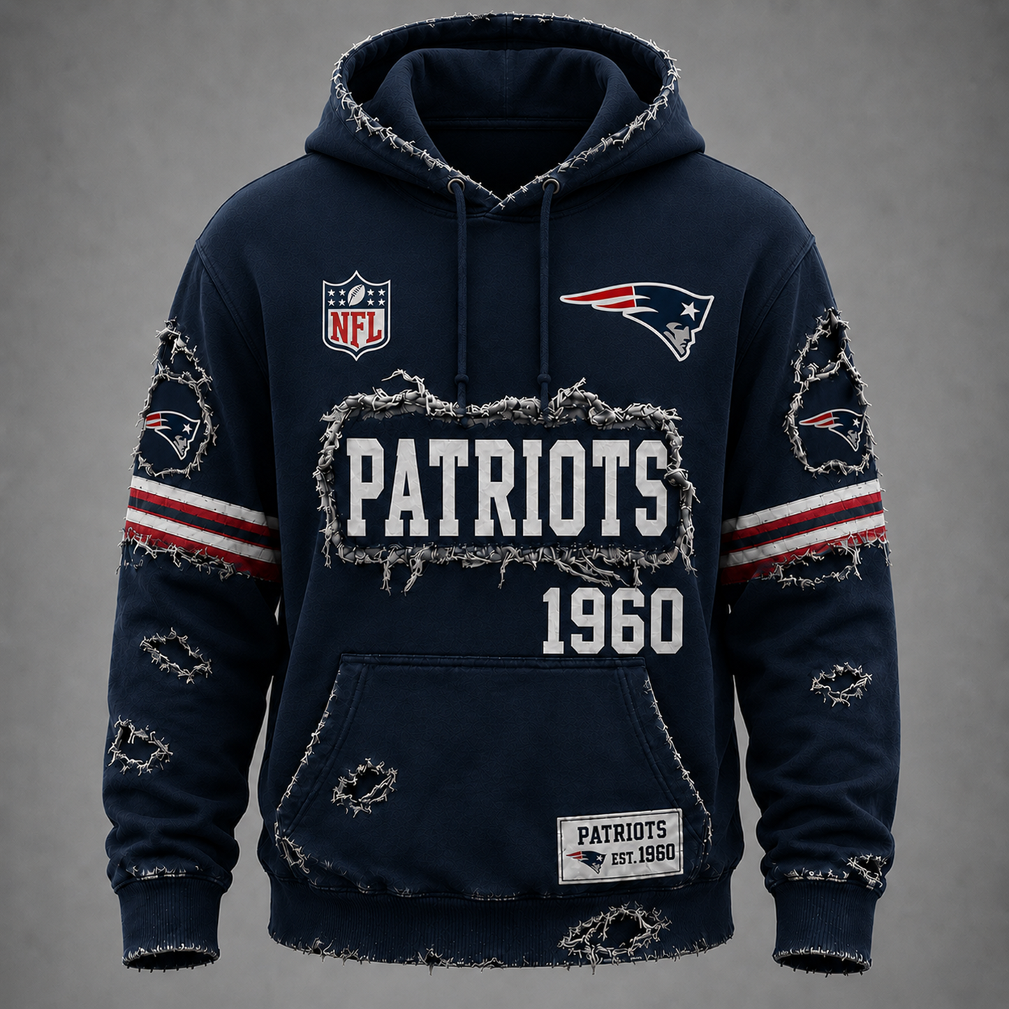 NE x NFL LUXURY V-Neck T-Shirt 3005 DatND DVT