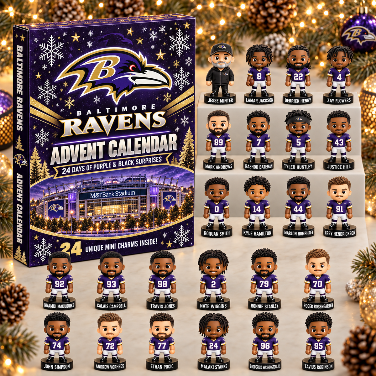 NFL x BAL 24 Days of Surprises Advent Calendar
