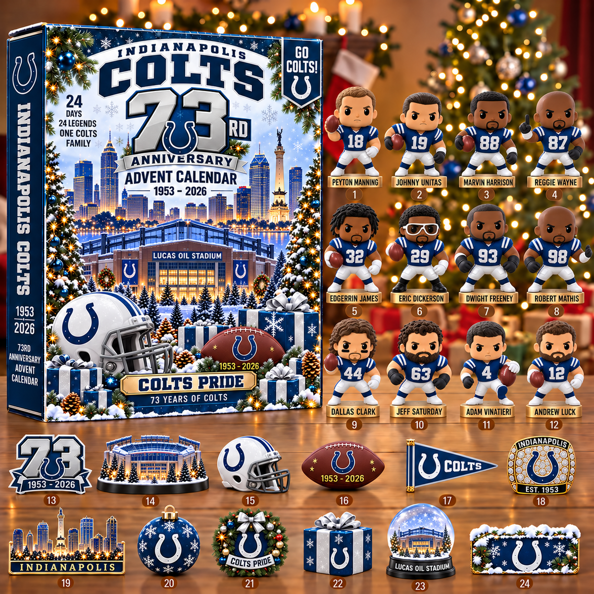 NFL x IND 24 Days 2026 Anniversary Advent Calendar Blind Box