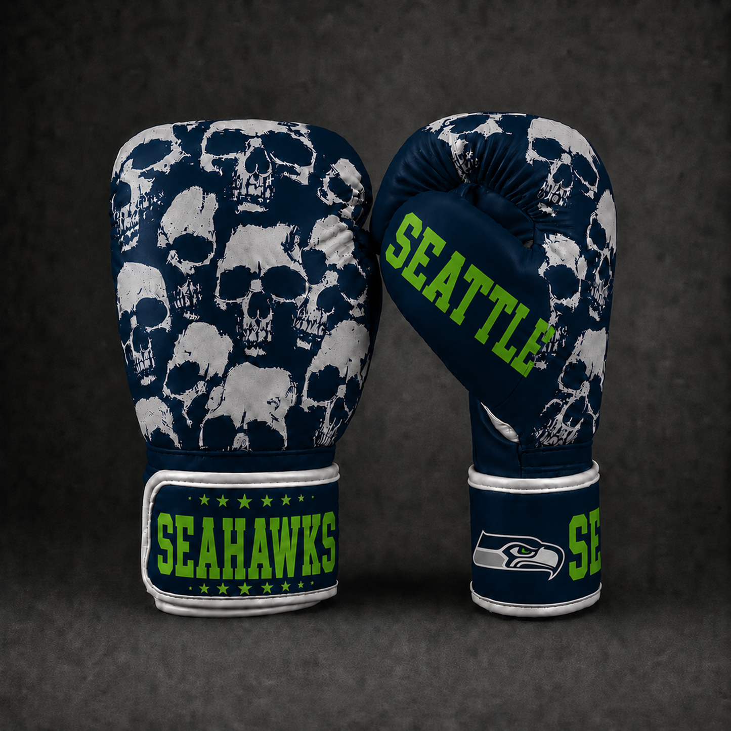 NFL x SEA Skull Boxing Gloves