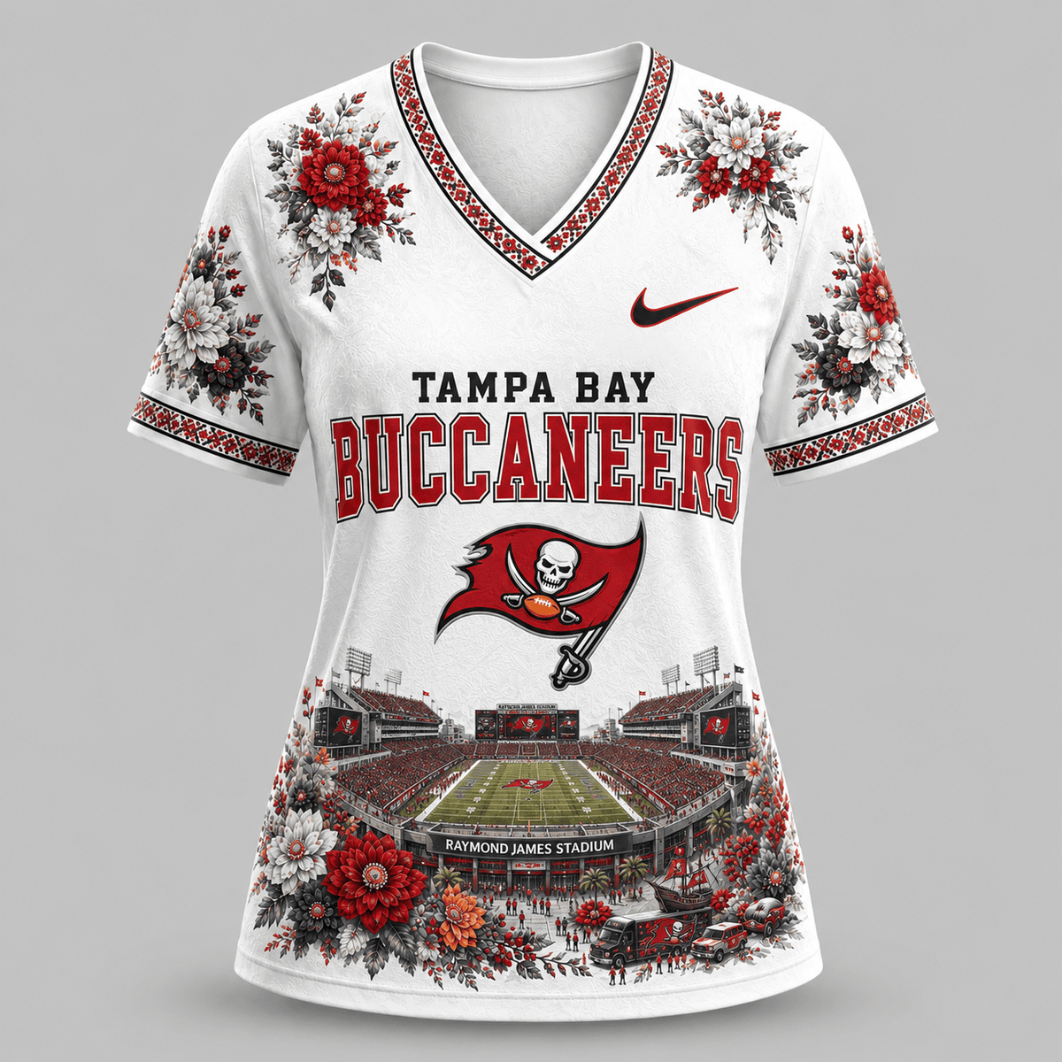 NFL x TB Stadium V-neck Shirt