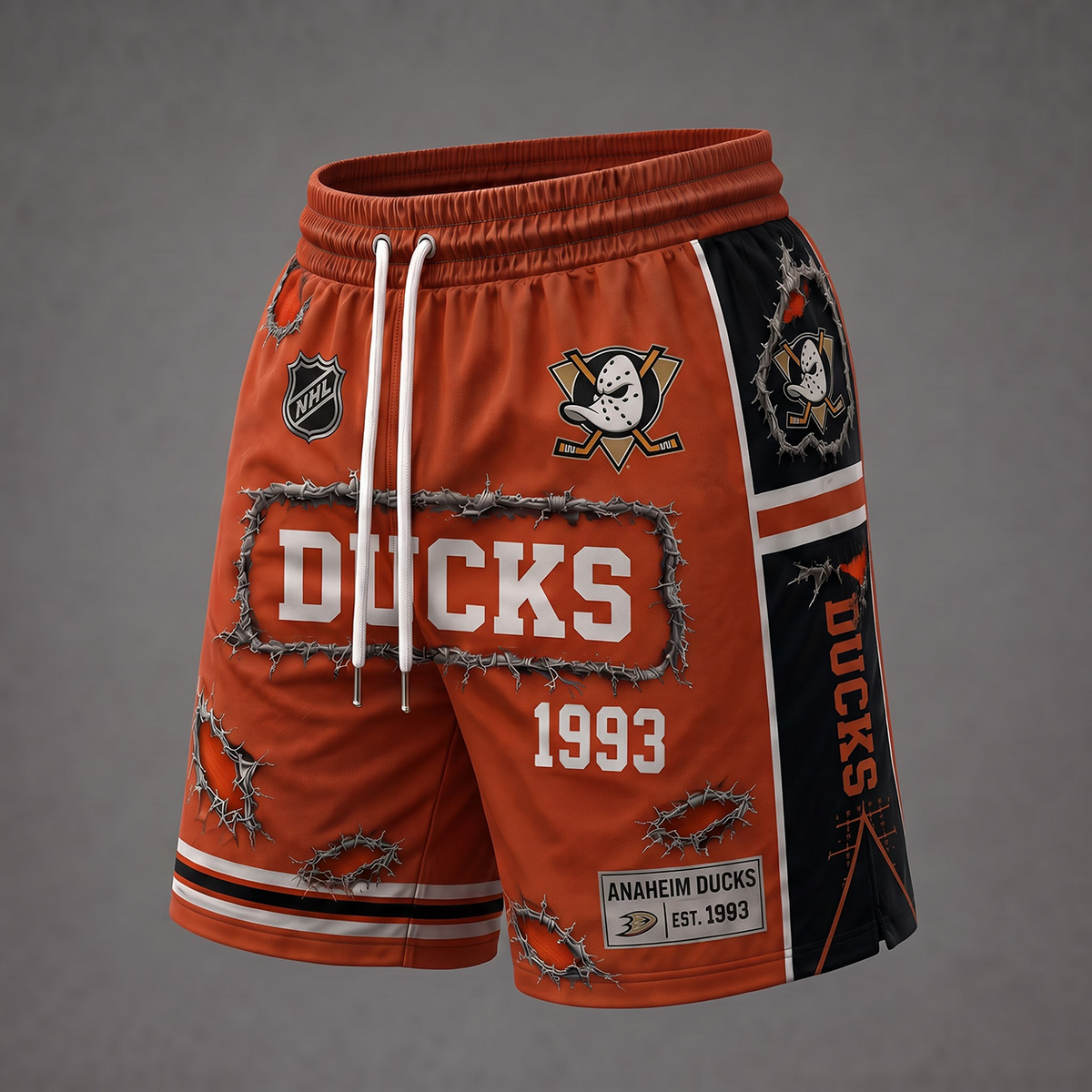 NHL x ANA Distressed Shorts