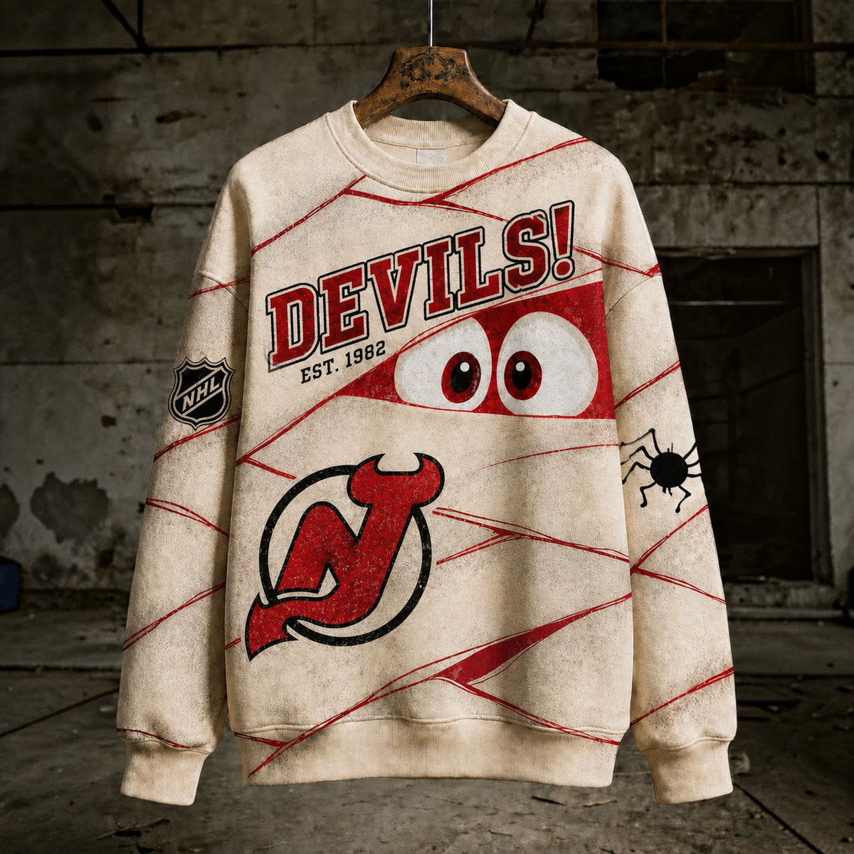 NHL x NJD Special Halloween Sweater