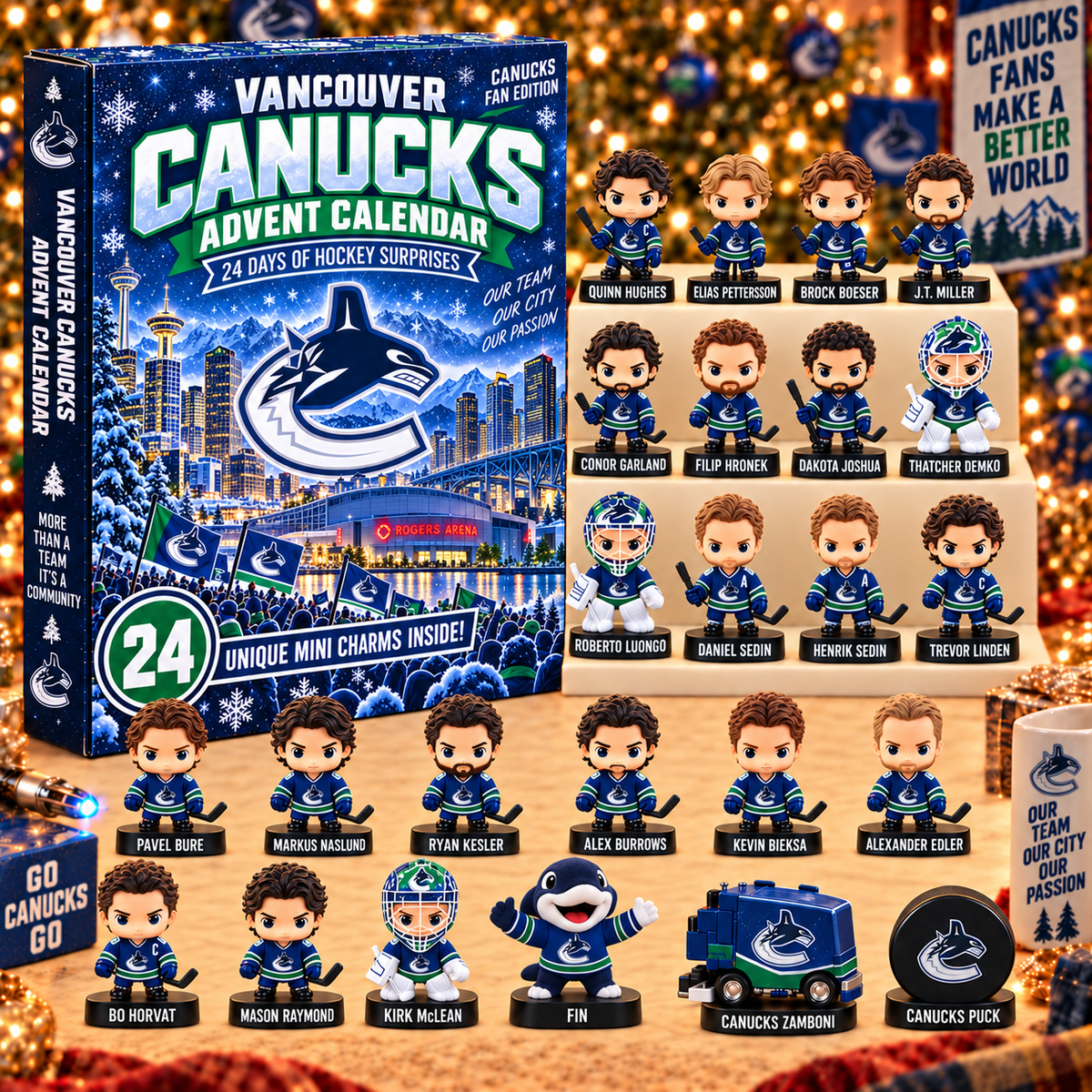 NHL x VAN 24 Days of Hockey Advent Calendar Blind Box