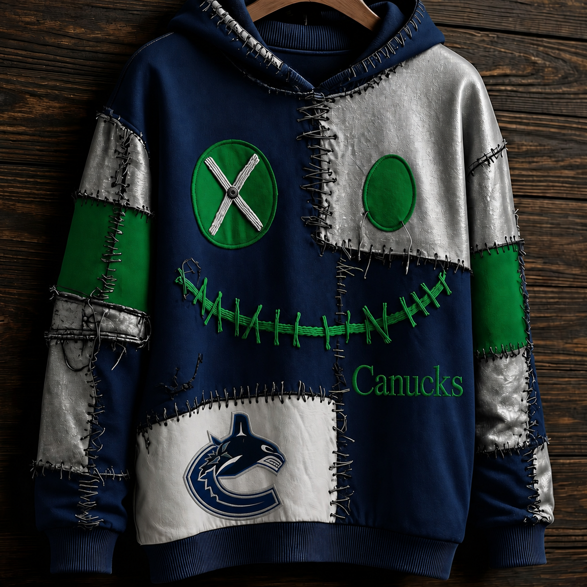 NHL x VAN Smile Face Hoodie