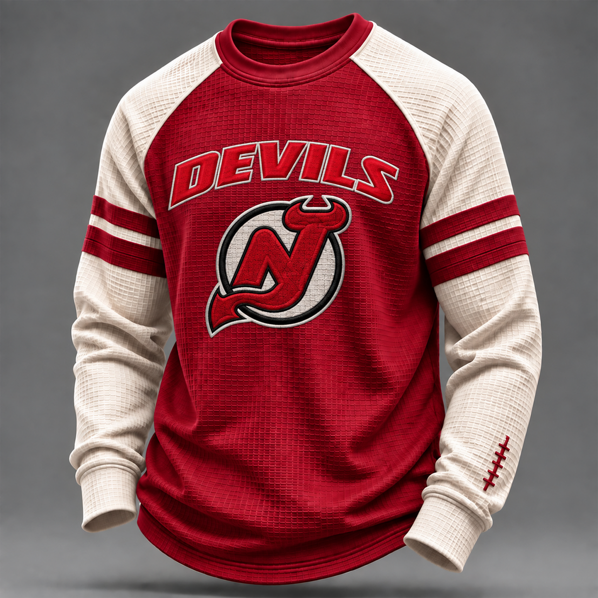 NJD x NHL Waffle Sweatshirt