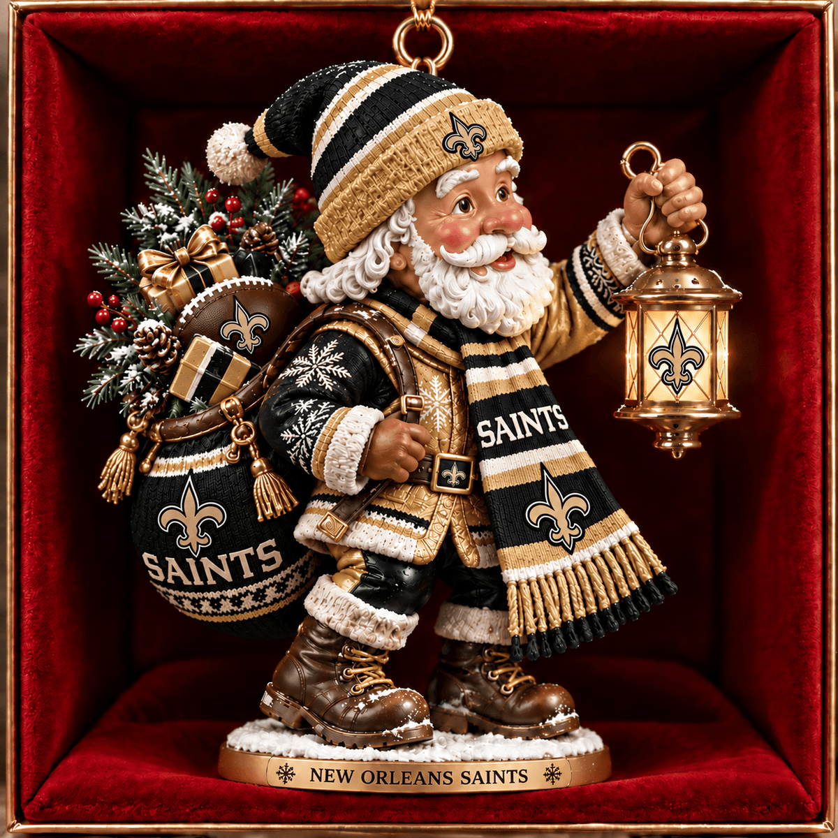 NOS x NFL Santa Claus Ornament Chrismas For Fan