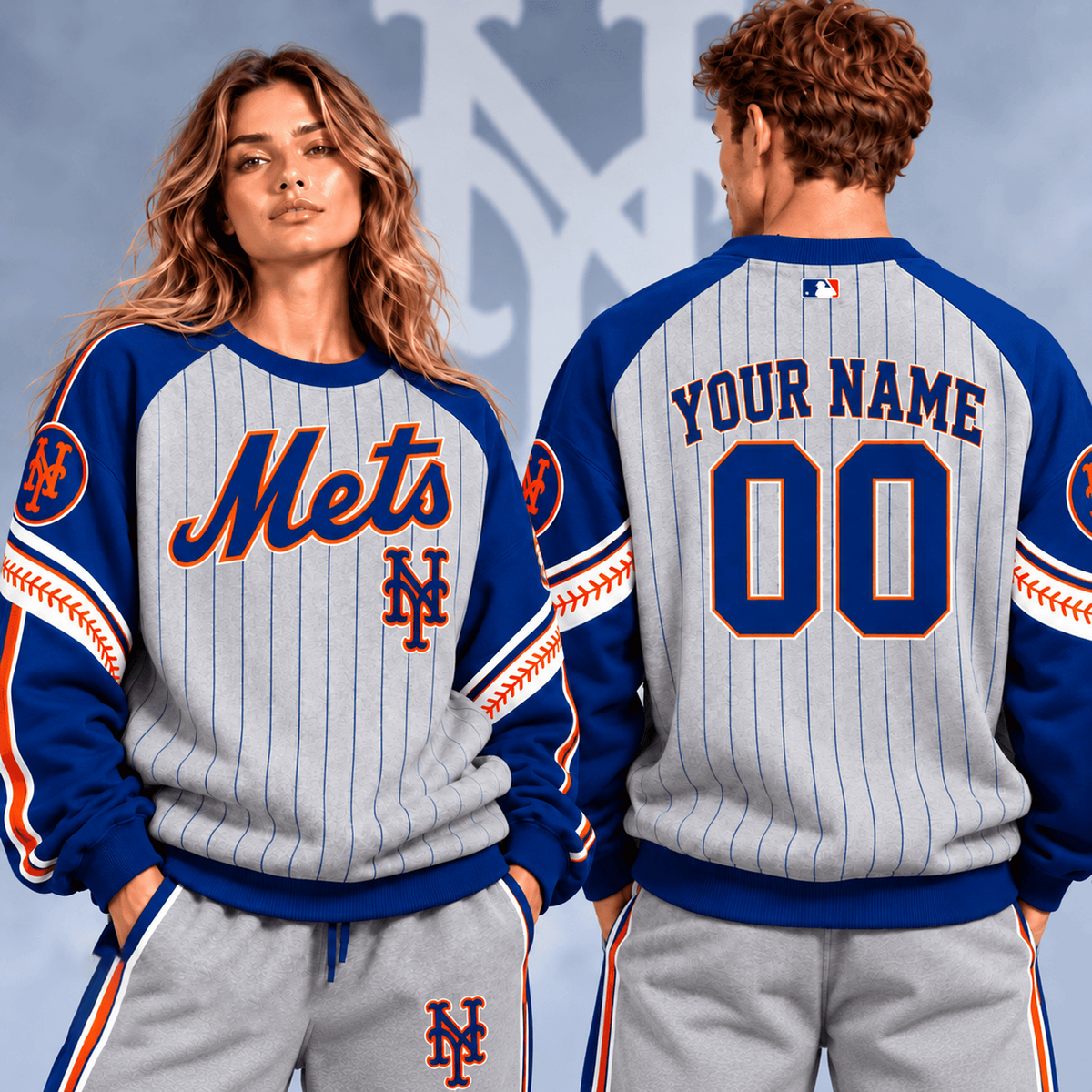 NYMx MLB Personalized Name Sweatshirt