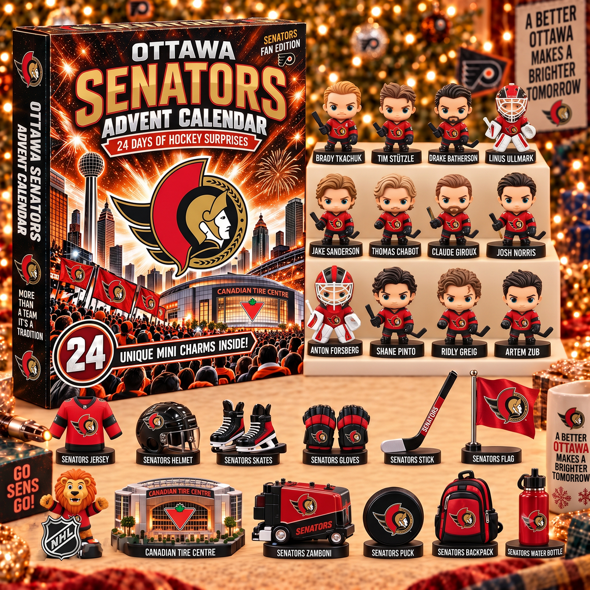 OTT x NHL Game Day Premium Personalized 24 Days Of Advent Calendar