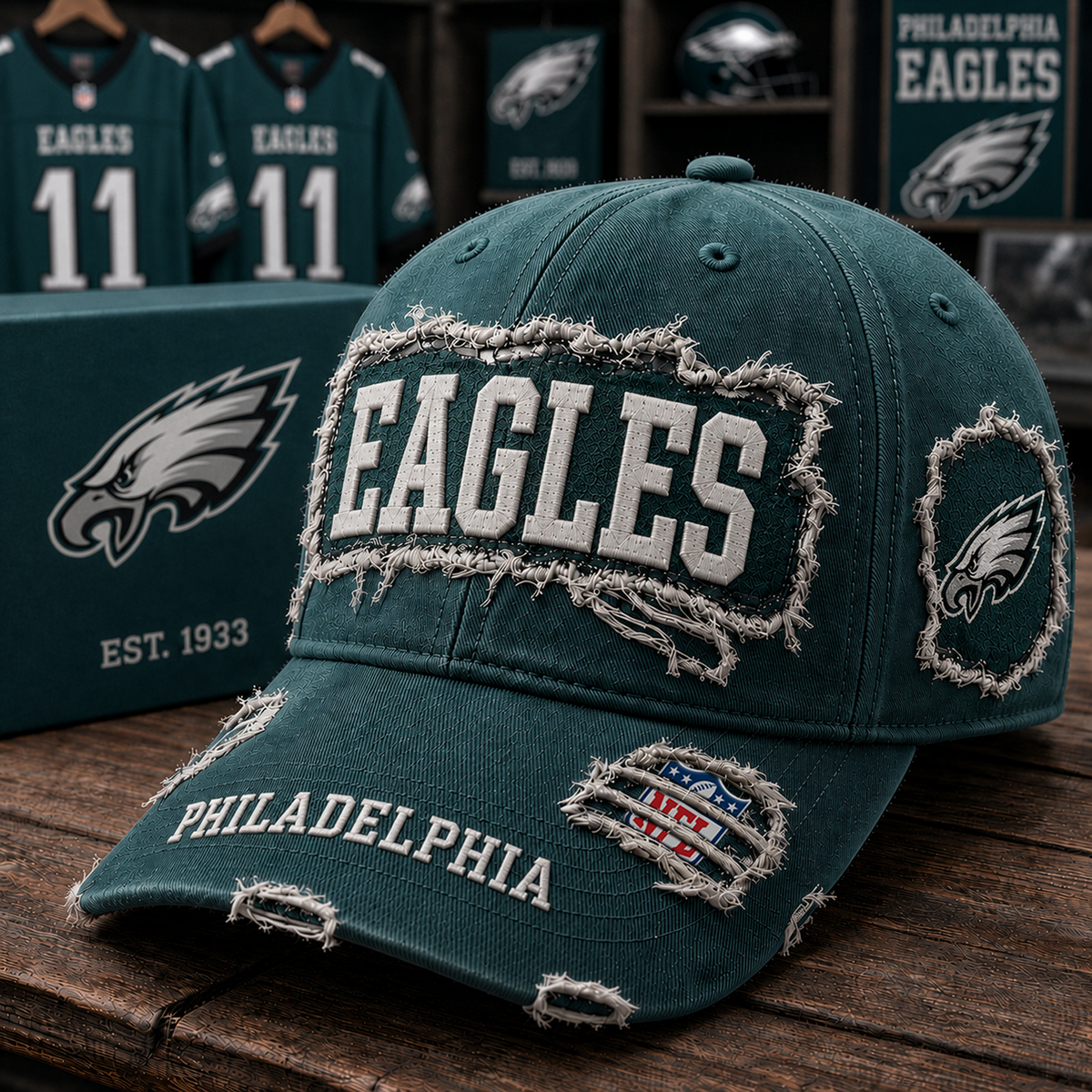 PHI x NFL Premium Patch Cap