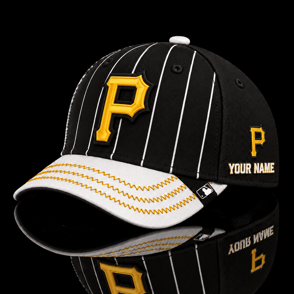 PIT x MLB Game Day Personalized Name Classic Cap