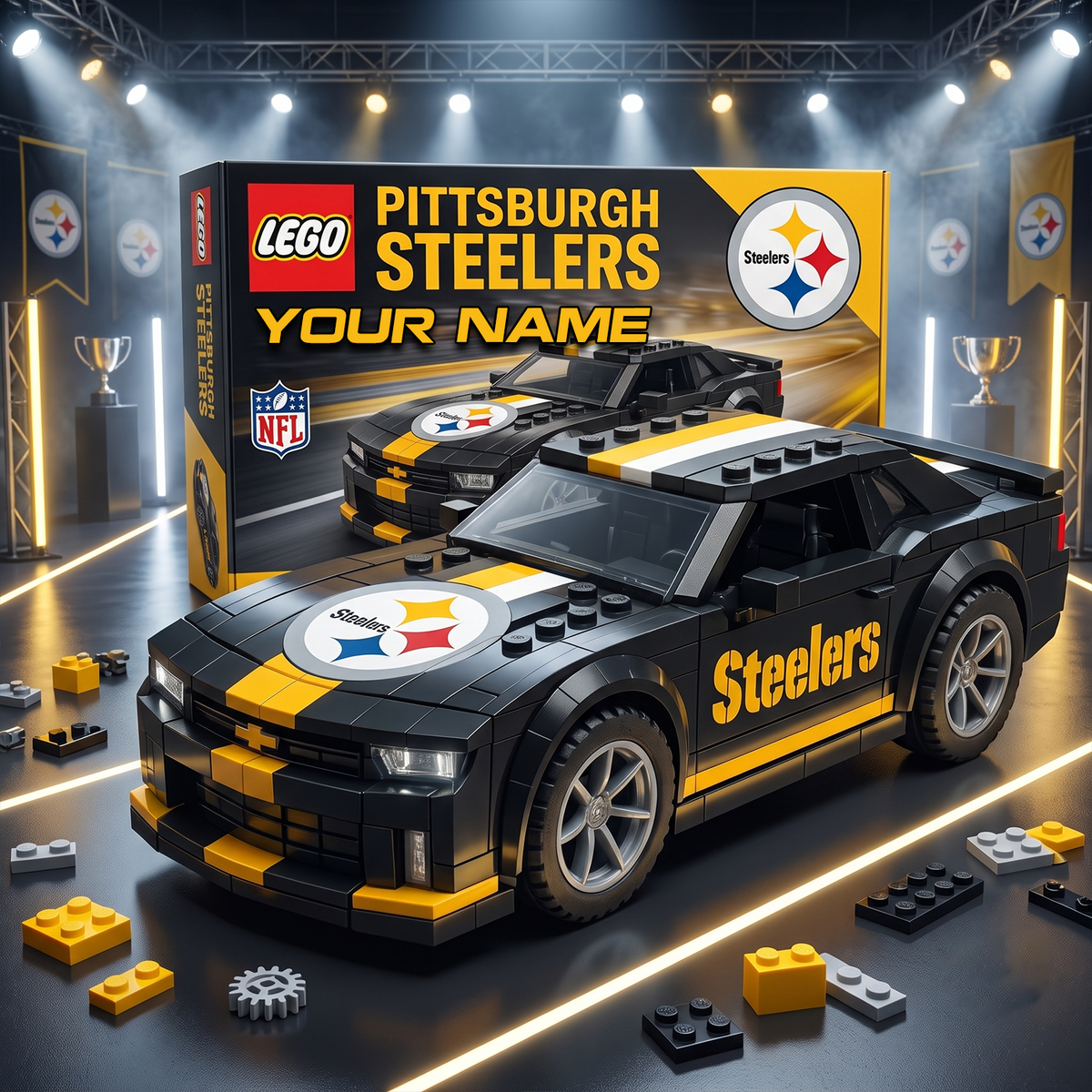 PIT x NFL Football Team Camaro Z28 V2