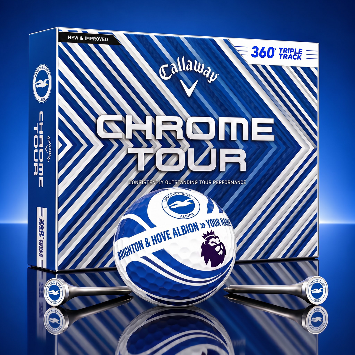 PREMIUM EPL X BRY EXCLUSIVE TOURNAMENT PERSONALIZED GOLF BALL V30 COLLECTION