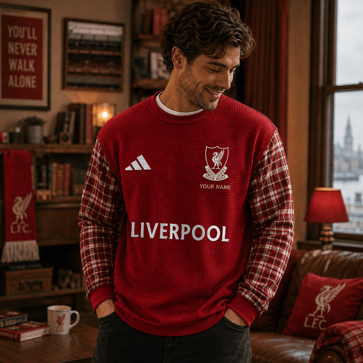 PREMIUM EPL X LIV EXCLUSIVE PERSONALIZED CLASSIC SWEATSHIRT LIMITED EDITION