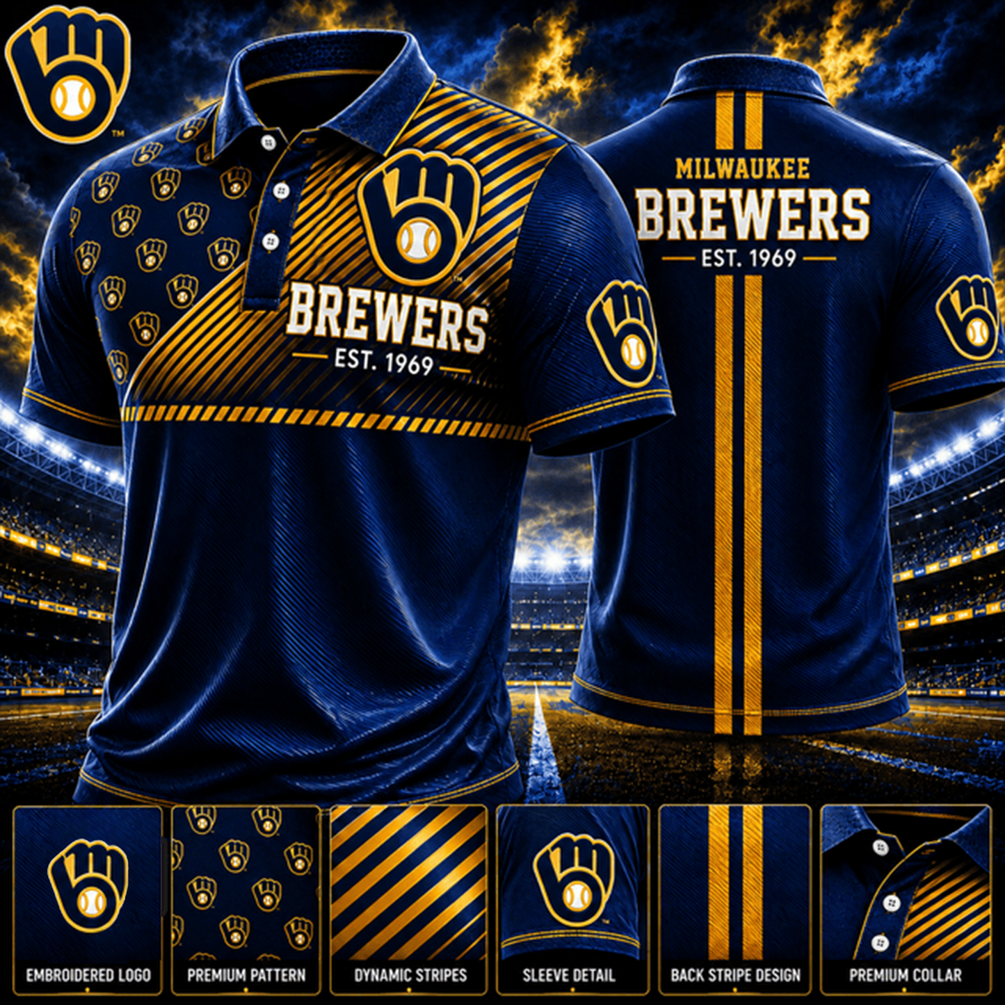 PREMIUM MLB X MB EXCLUSIVE POLO SHIRT LIMITED EDITION