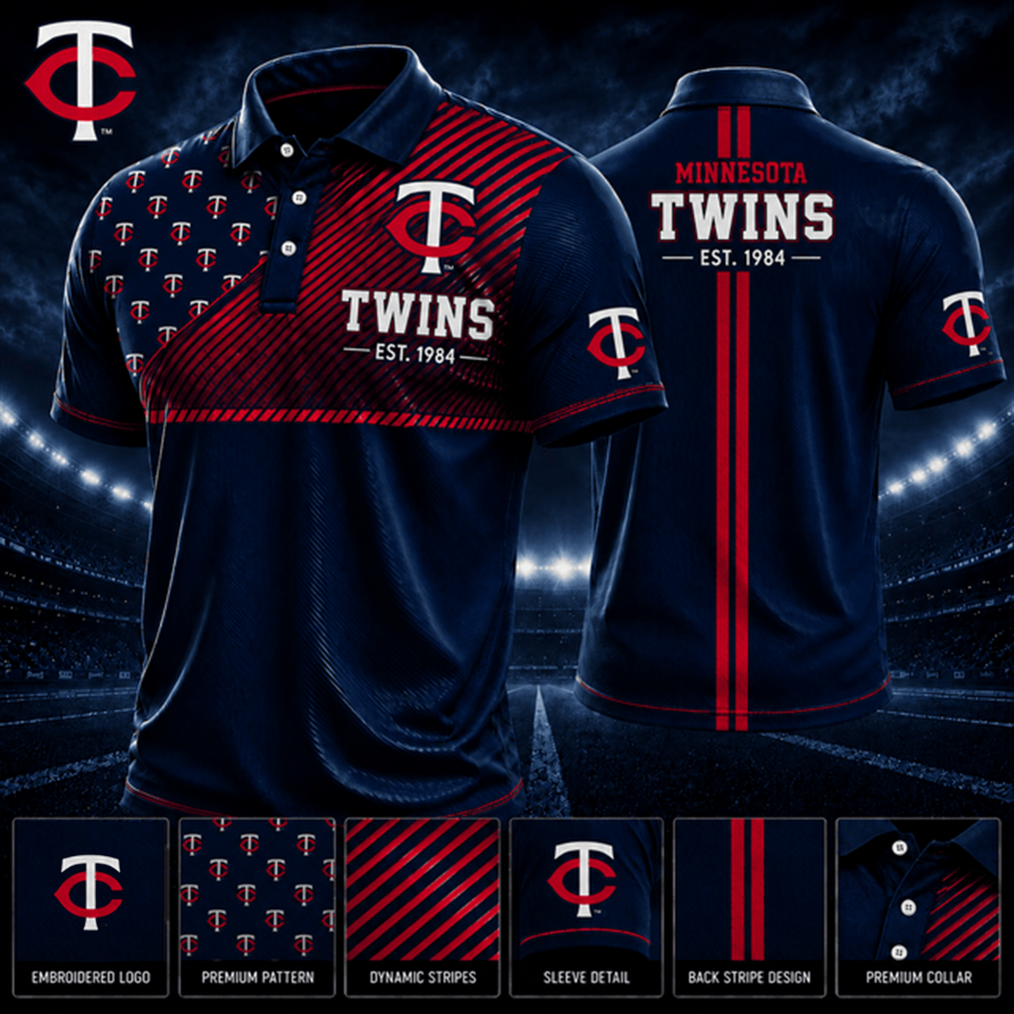 PREMIUM MLB X MT EXCLUSIVE POLO SHIRT LIMITED EDITION