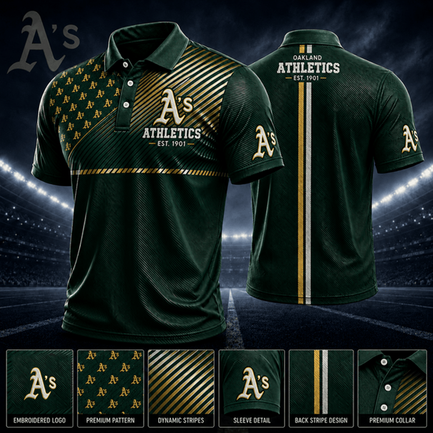 PREMIUM MLB X OA EXCLUSIVE POLO SHIRT LIMITED EDITION
