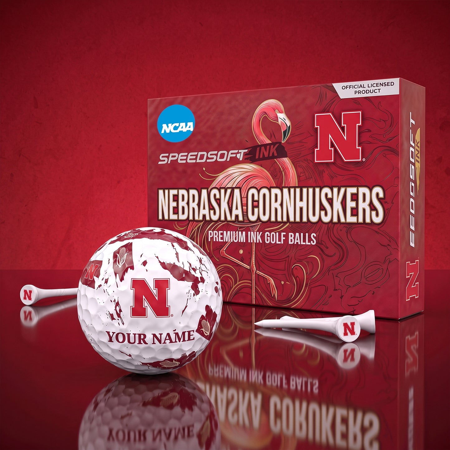 PREMIUM NCAA X NC EXCLUSIVE PERSONALIZED GOLF BALL SET LIMITED EDTION