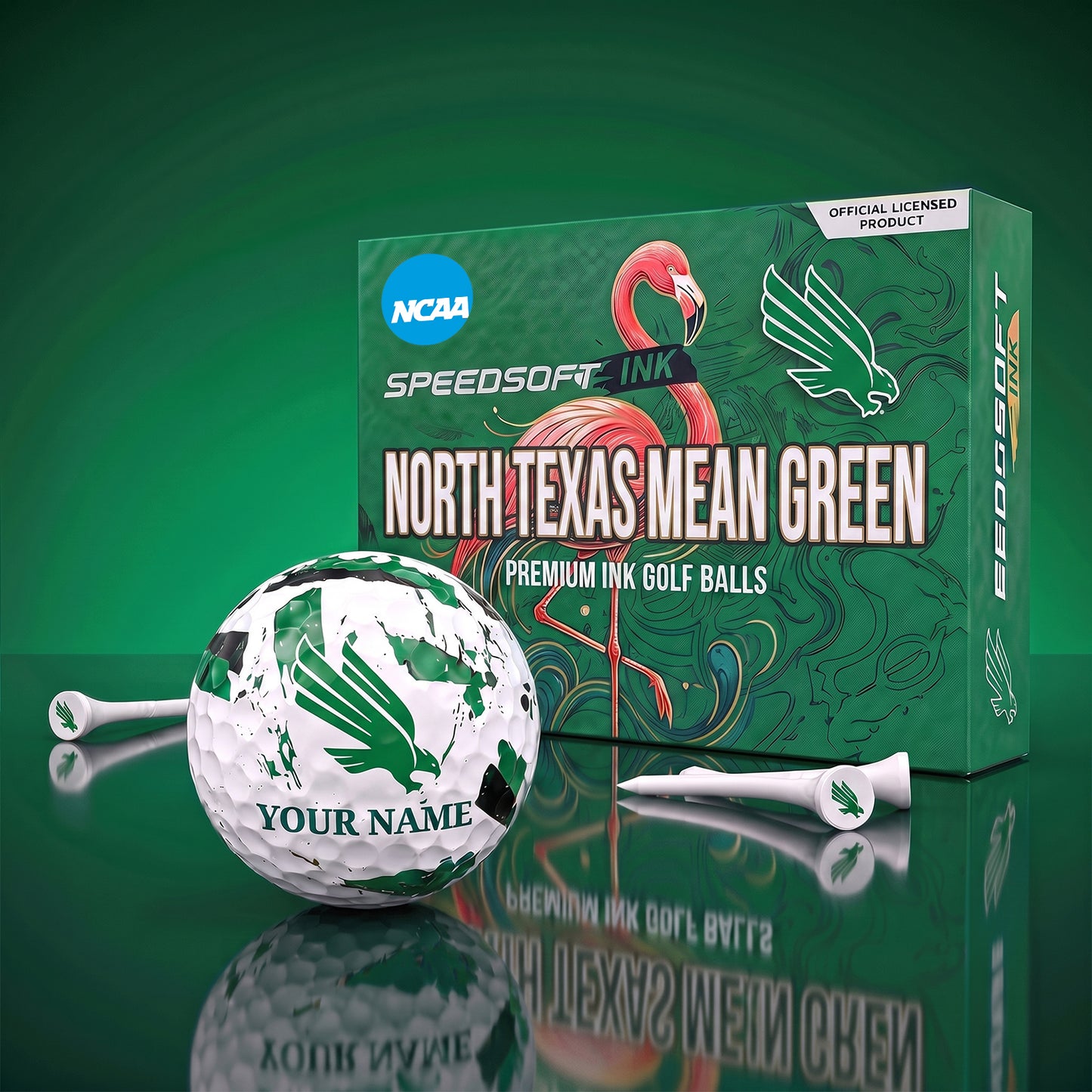 PREMIUM NCAA X NTMG EXCLUSIVE PERSONALIZED GOLF BALL SET LIMITED EDTION