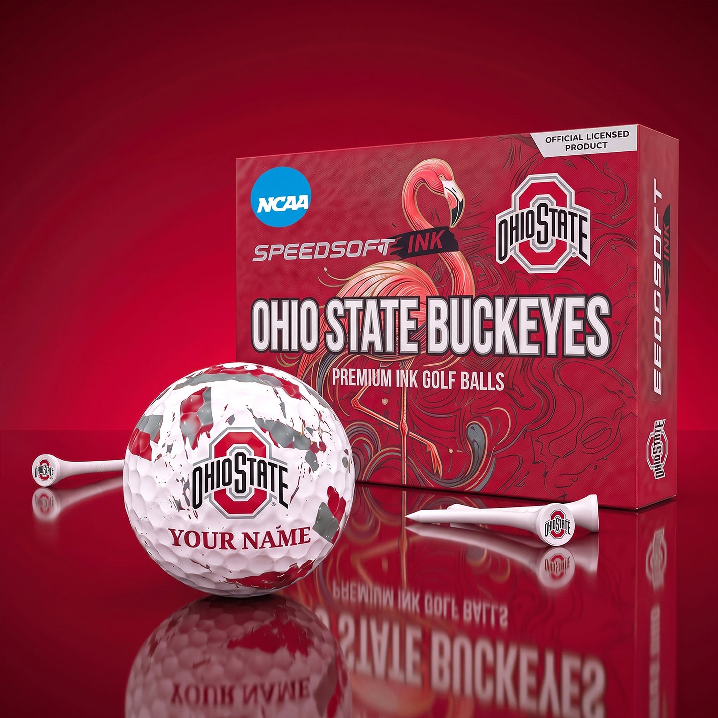 PREMIUM NCAA X OSB EXCLUSIVE PERSONALIZED GOLF BALL SET LIMITED EDTION