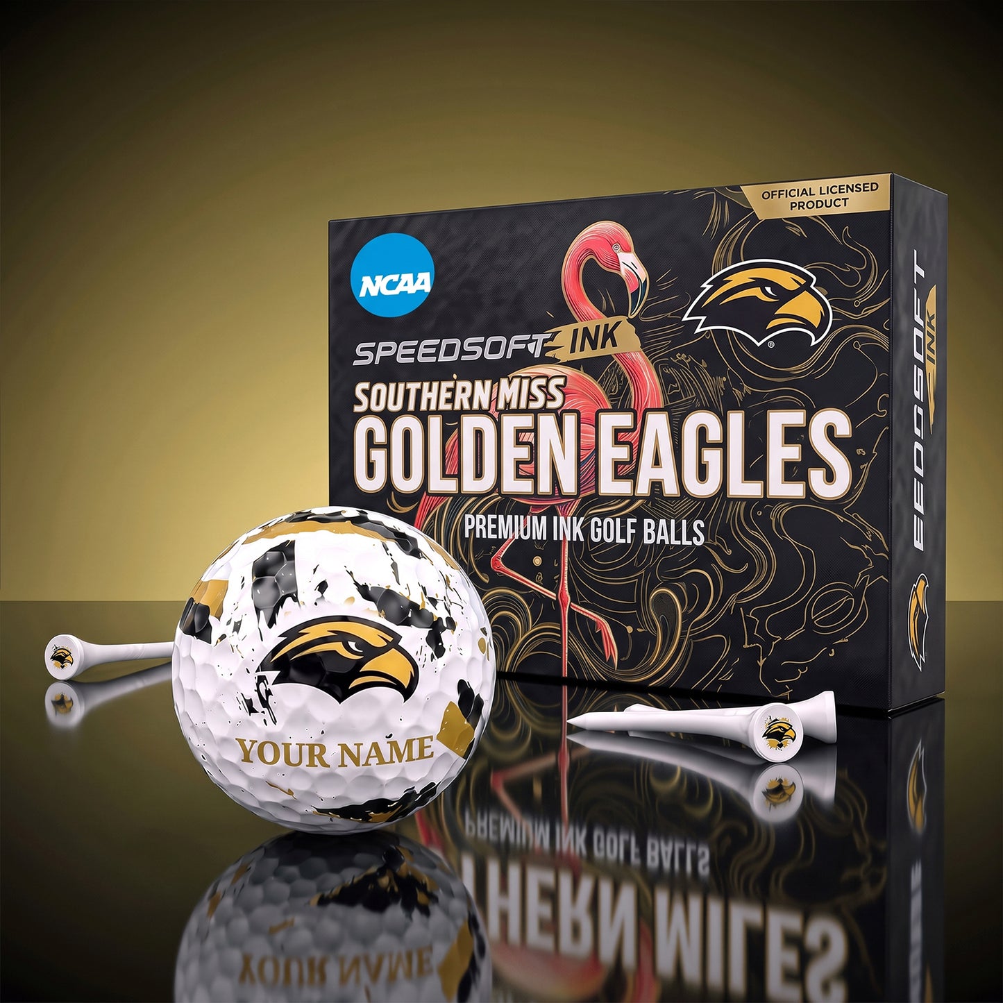 PREMIUM NCAA X SMGA EXCLUSIVE PERSONALIZED GOLF BALL SET LIMITED EDTION