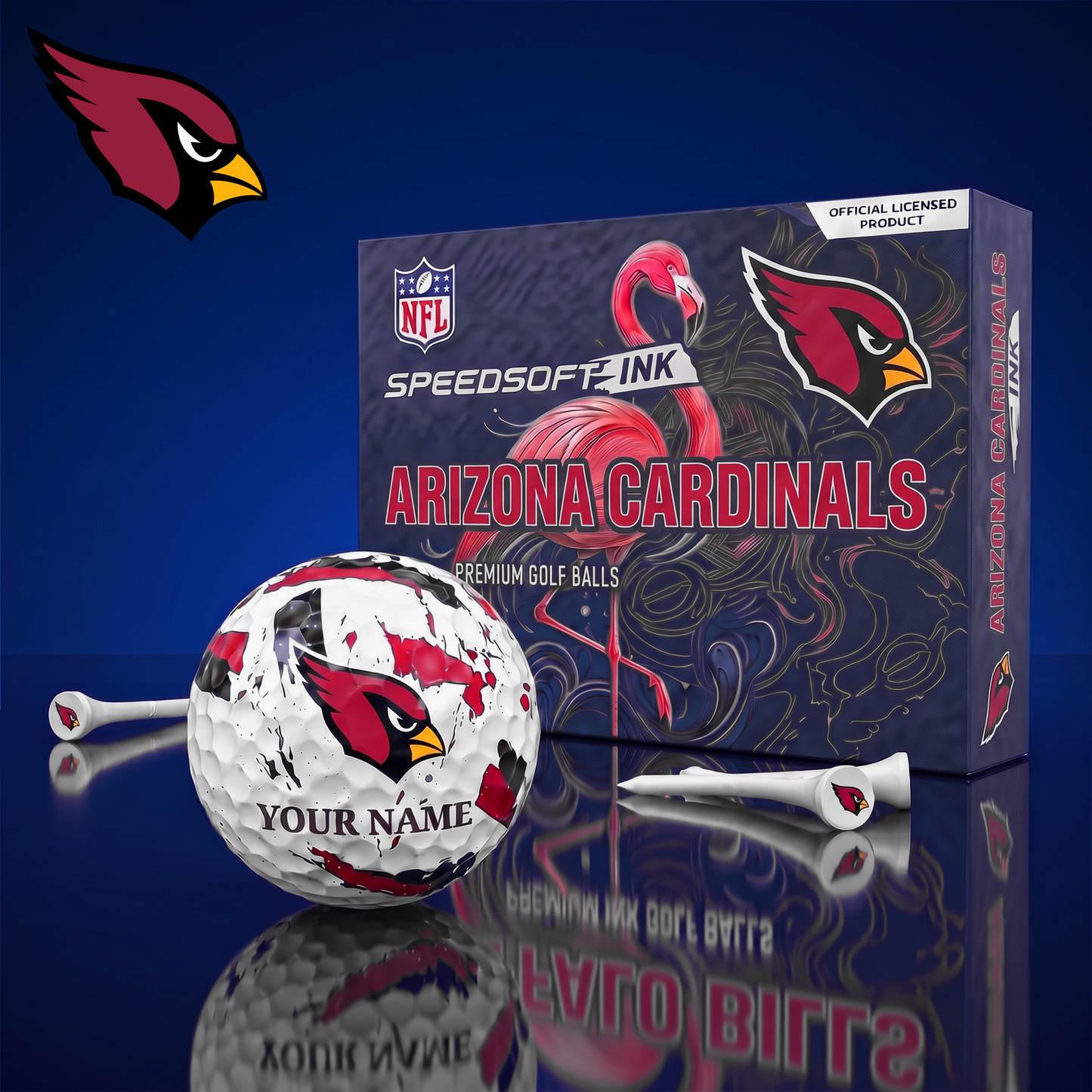 PREMIUM NFL X AC EXCLUSIVE PERSONALIZED GOLF BALL SET LIMITED EDTION