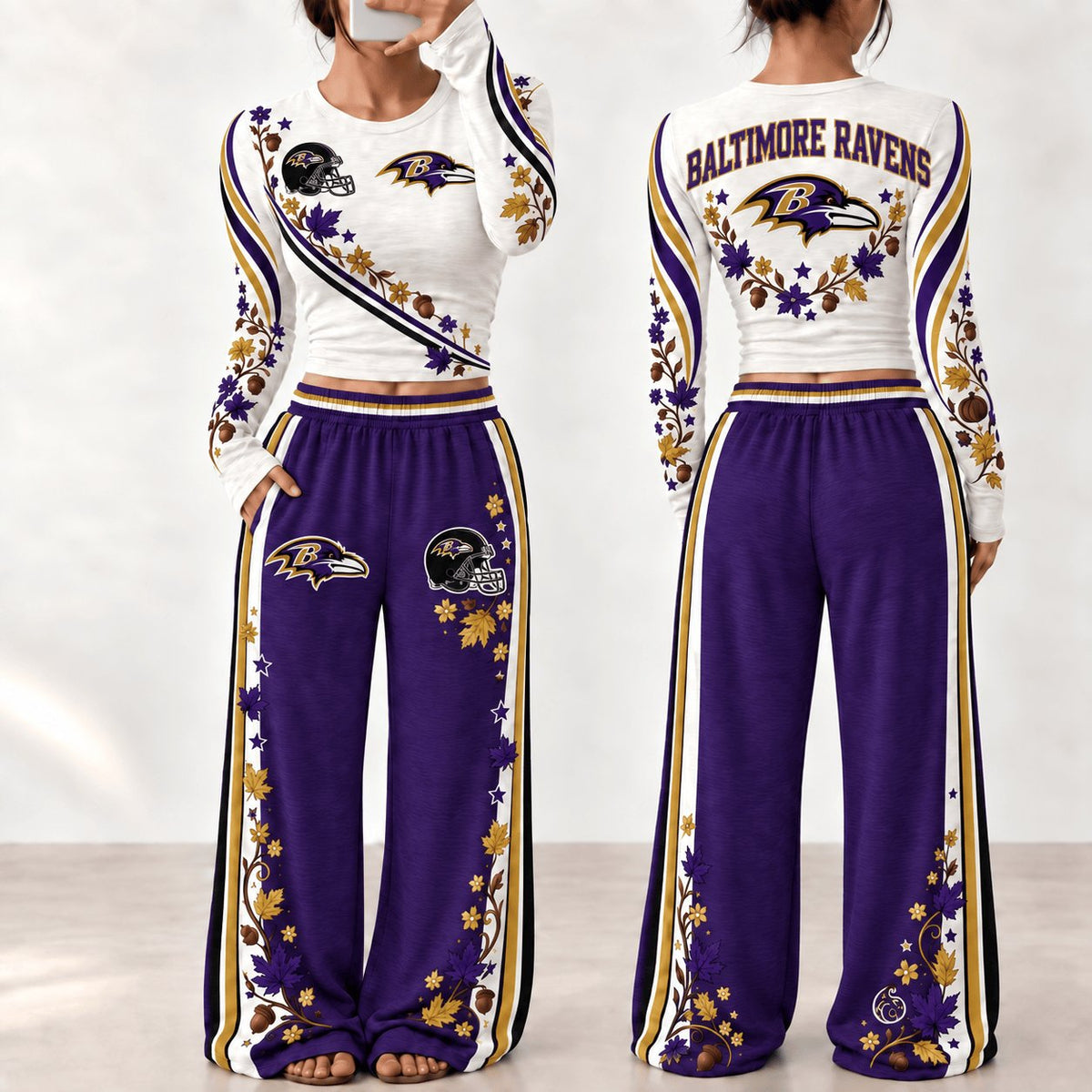 PREMIUM NFL X BAL EXCLUSIVE Woman Fall Season Lounge Set Limited Edition