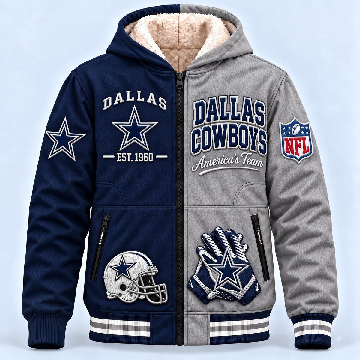 PREMIUM NFL X DAL AURA LUXE FLEECE JACKET LIMITED EDITION