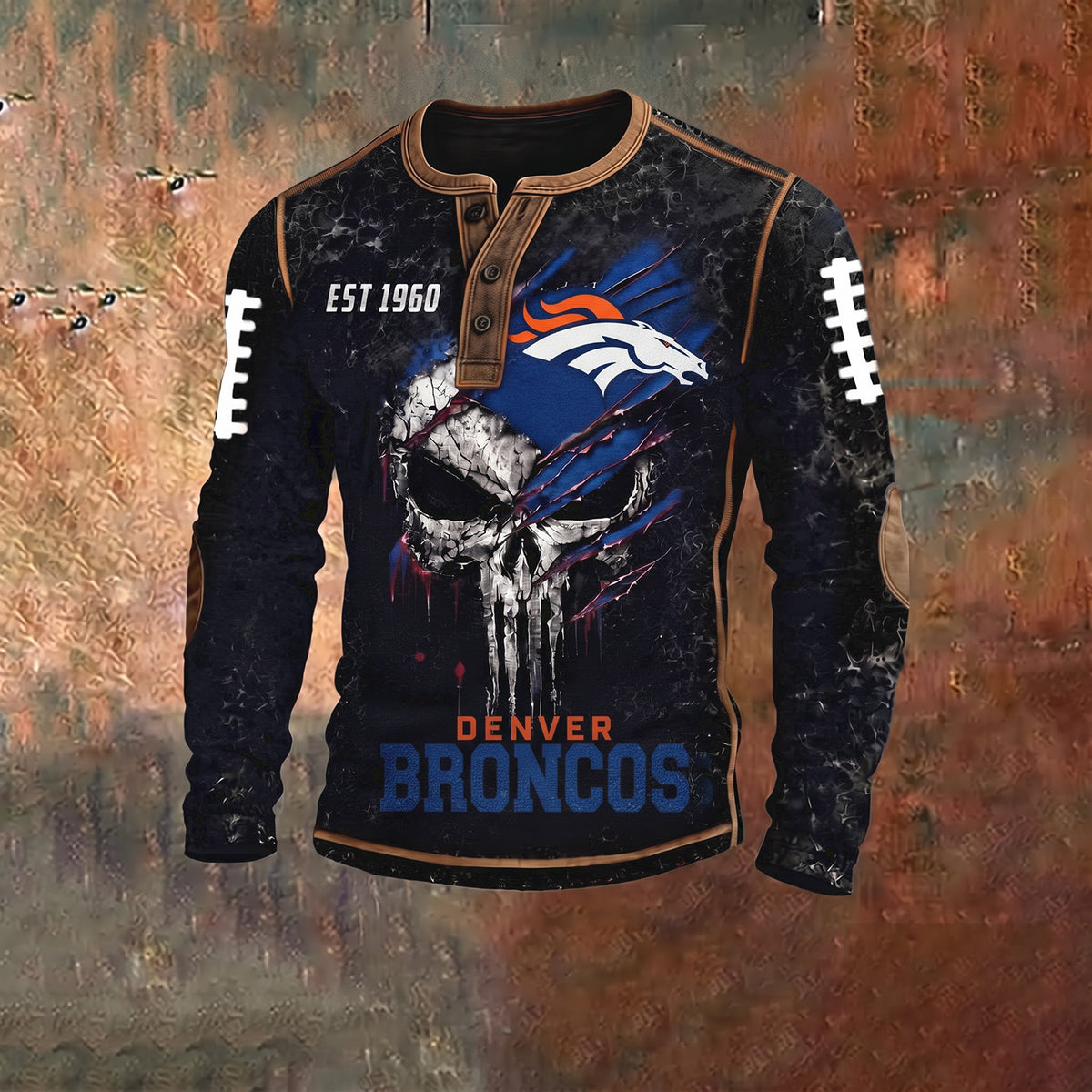 PREMIUM NFL X DEN EXCLUSIVE Shadow Skull NFL Long Sleeve – Tactical Edition