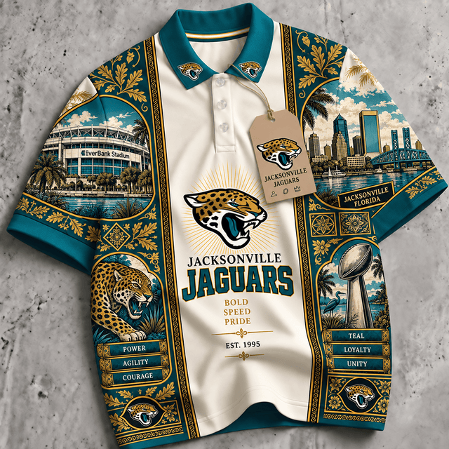 PREMIUM NFL X JJ EXCLUSIVE RETRO VINTAGE POLO SHIRT LIMITED EDITION