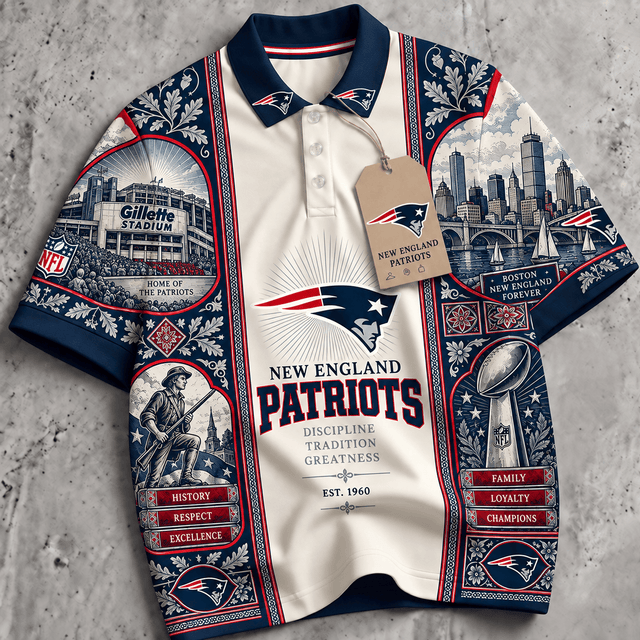 PREMIUM NFL X NEP EXCLUSIVE RETRO VINTAGE POLO SHIRT LIMITED EDITION