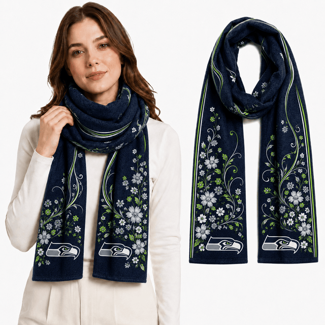 PREMIUM NFL X SS EXCLUSIVE Floral Scarf Big Gift For Women Limited Edition