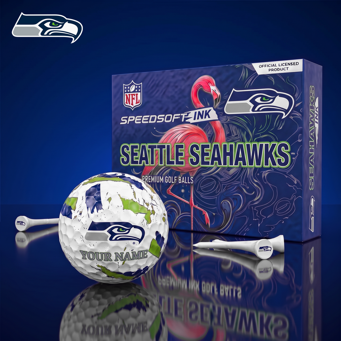PREMIUM NFL X SS EXCLUSIVE PERSONALIZED GOLF BALL SET LIMITED EDTION