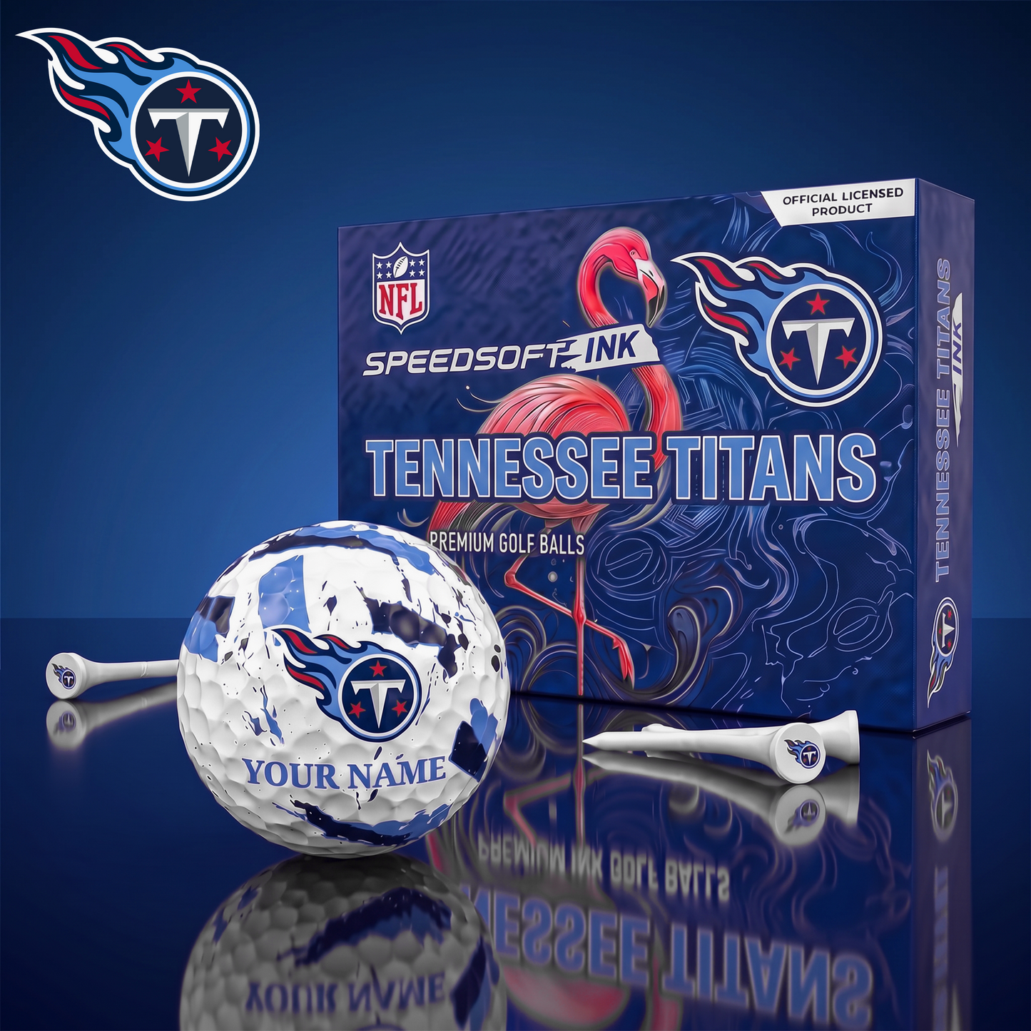 PREMIUM NFL X TT EXCLUSIVE PERSONALIZED GOLF BALL SET LIMITED EDTION
