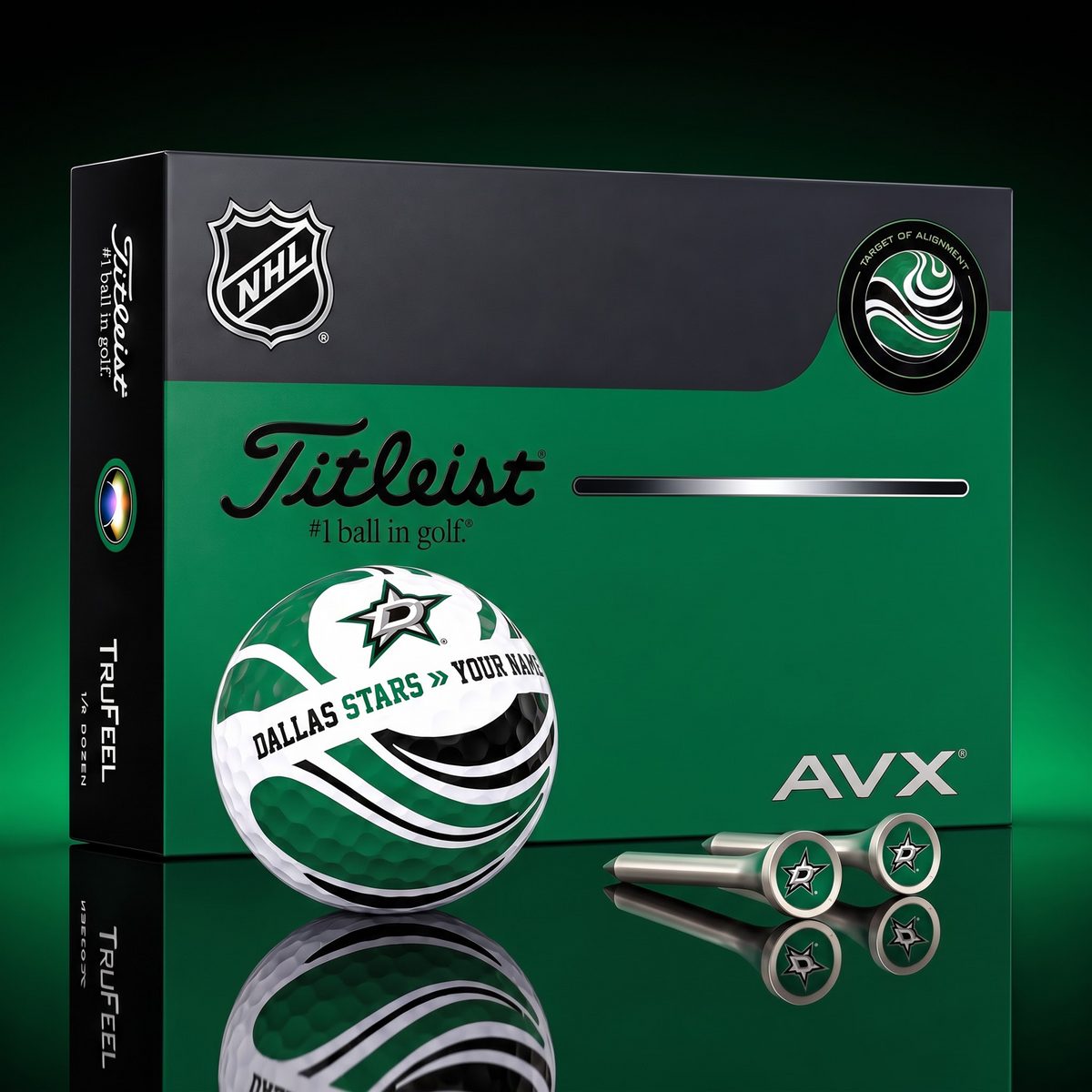 PREMIUM NHL X DS EXCLUSIVE TOURNAMENT PERSONALIZED GOLF BALL V6 COLLECTION