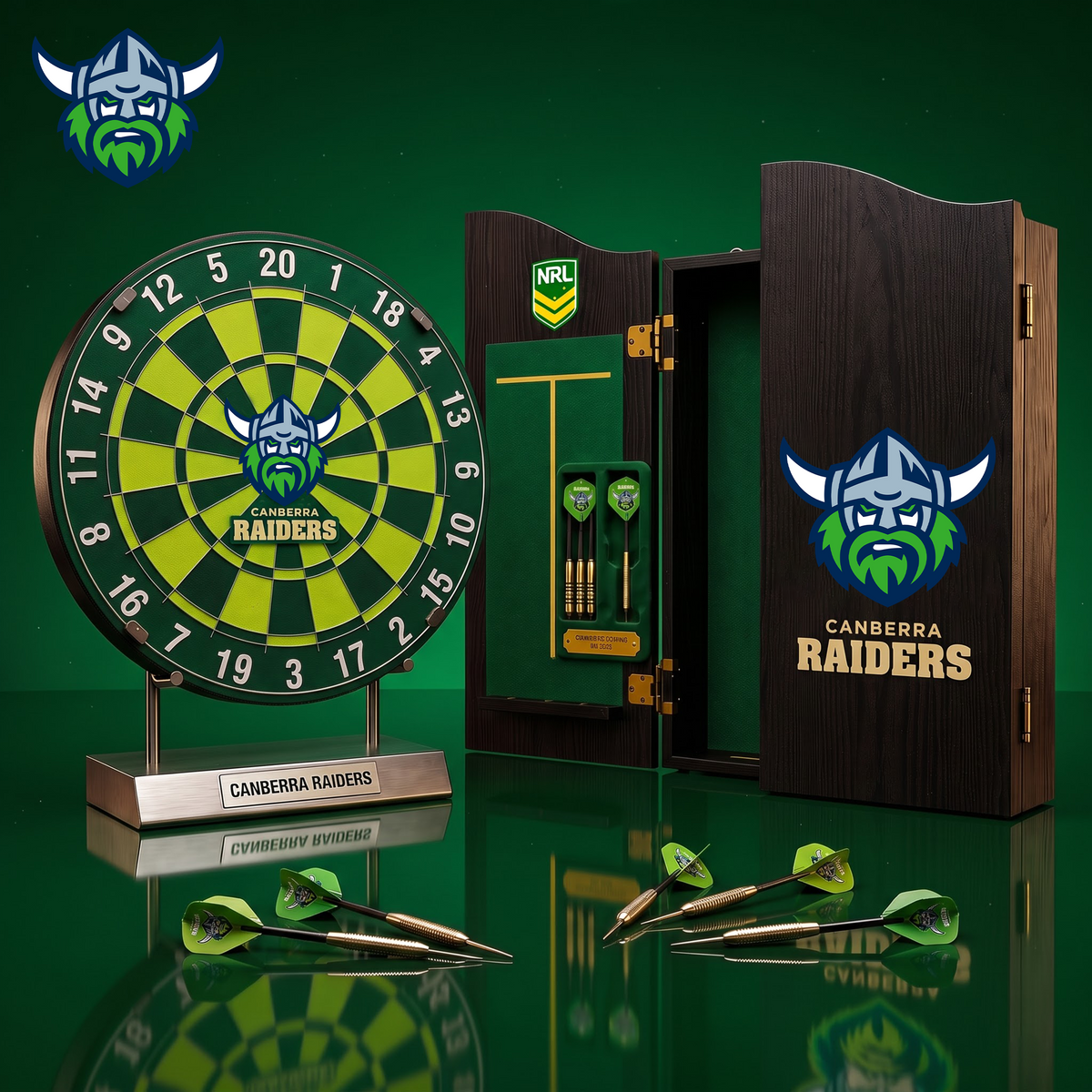 PREMIUM NRL X CR EXCLUSIVE Dartboard GAME Set LIMITED EDITION