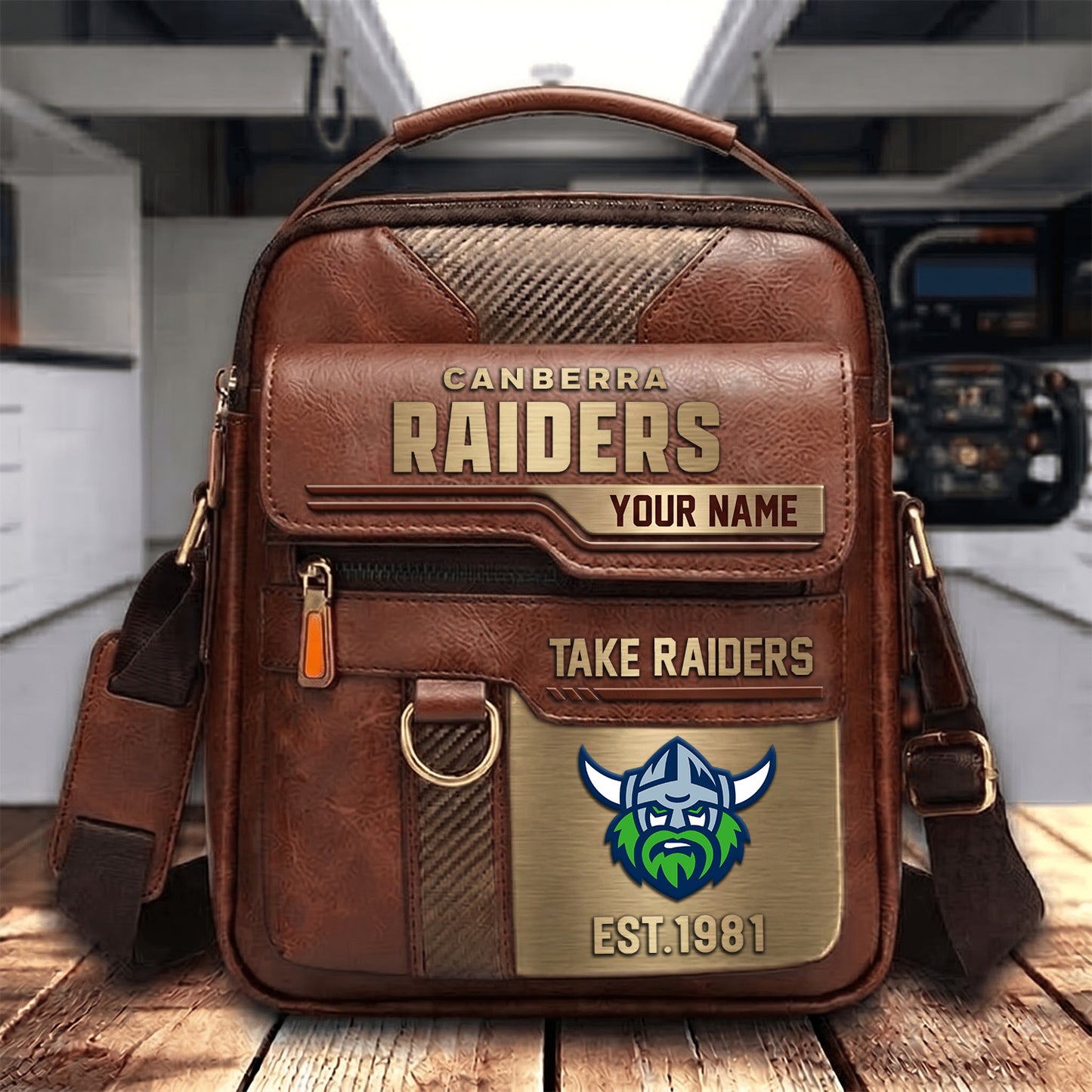 PREMIUM NRL X CR PERSONALIZED Leather Handbag LIMITED EDITION