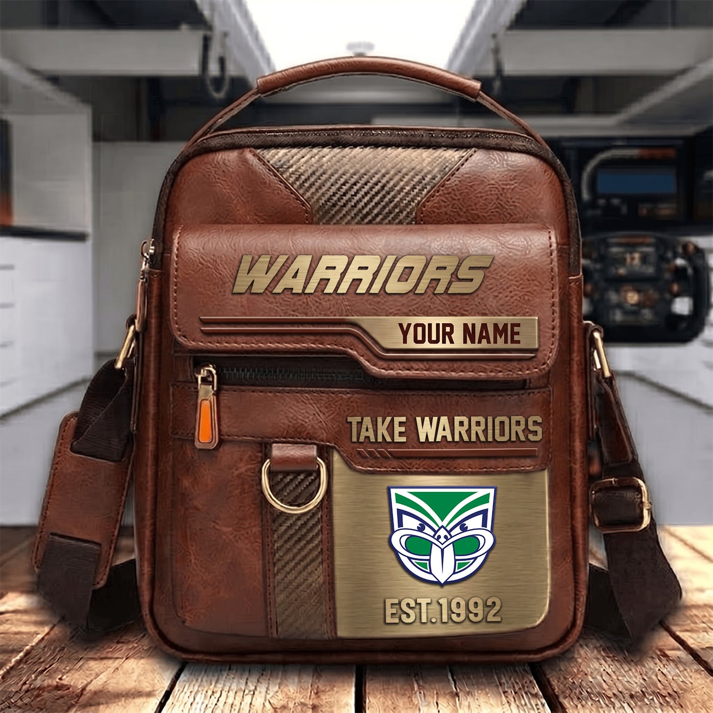 PREMIUM NRL X NZW PERSONALIZED Leather Handbag LIMITED EDITION