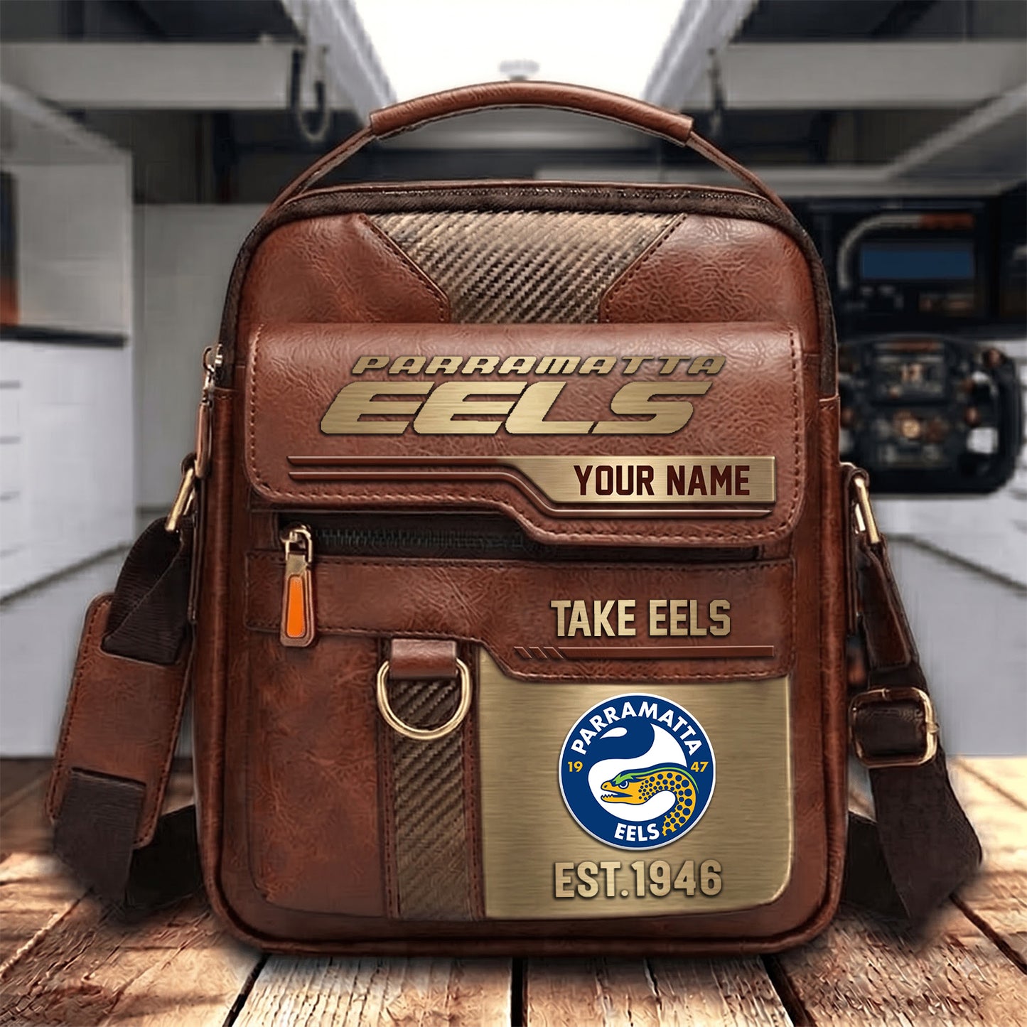 PREMIUM NRL X PE PERSONALIZED Leather Handbag LIMITED EDITION