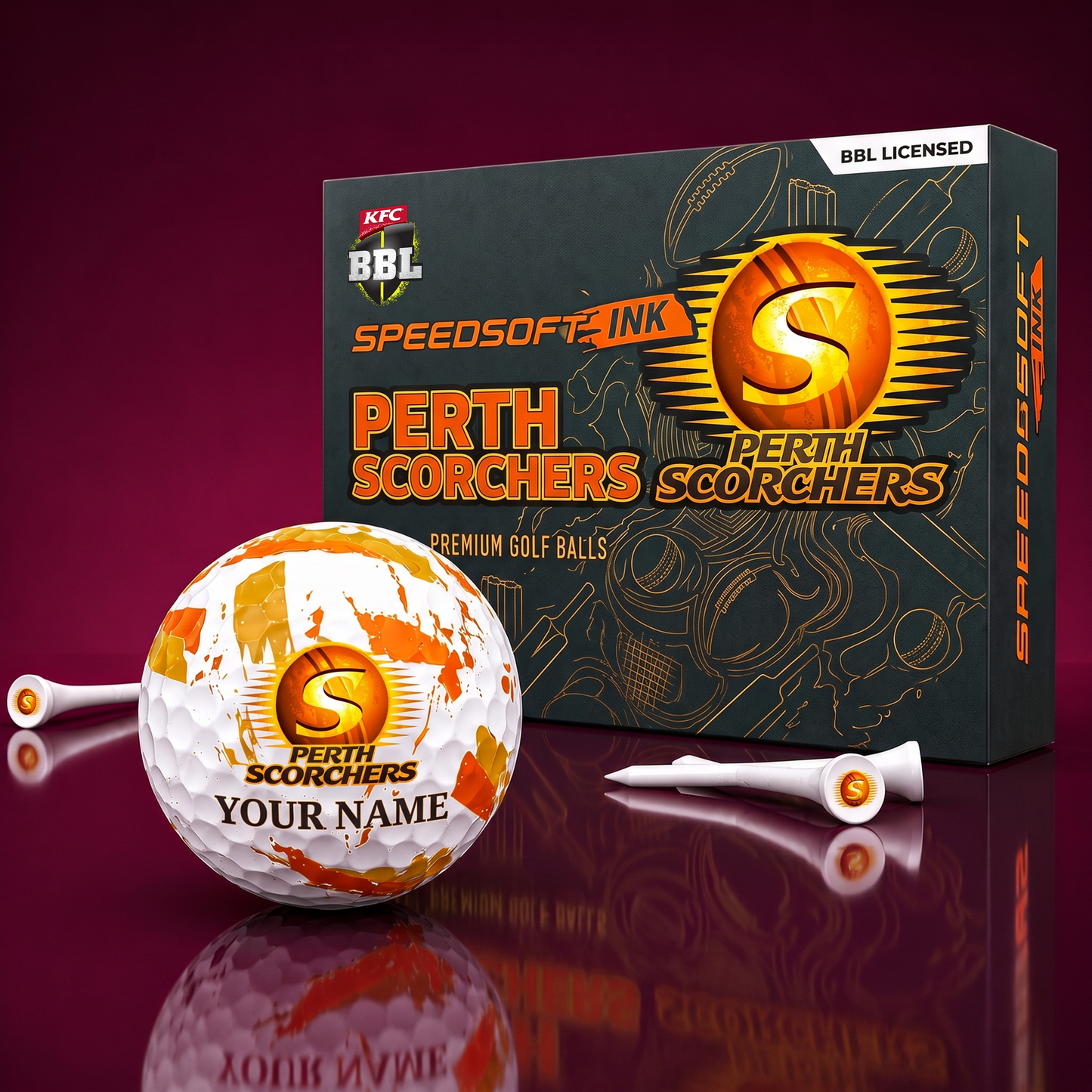 PREMIUM BBL X PS EXCLUSIVE PERSONALIZED GOLF BALL SET LIMITED EDTION NDT VHM 220726
