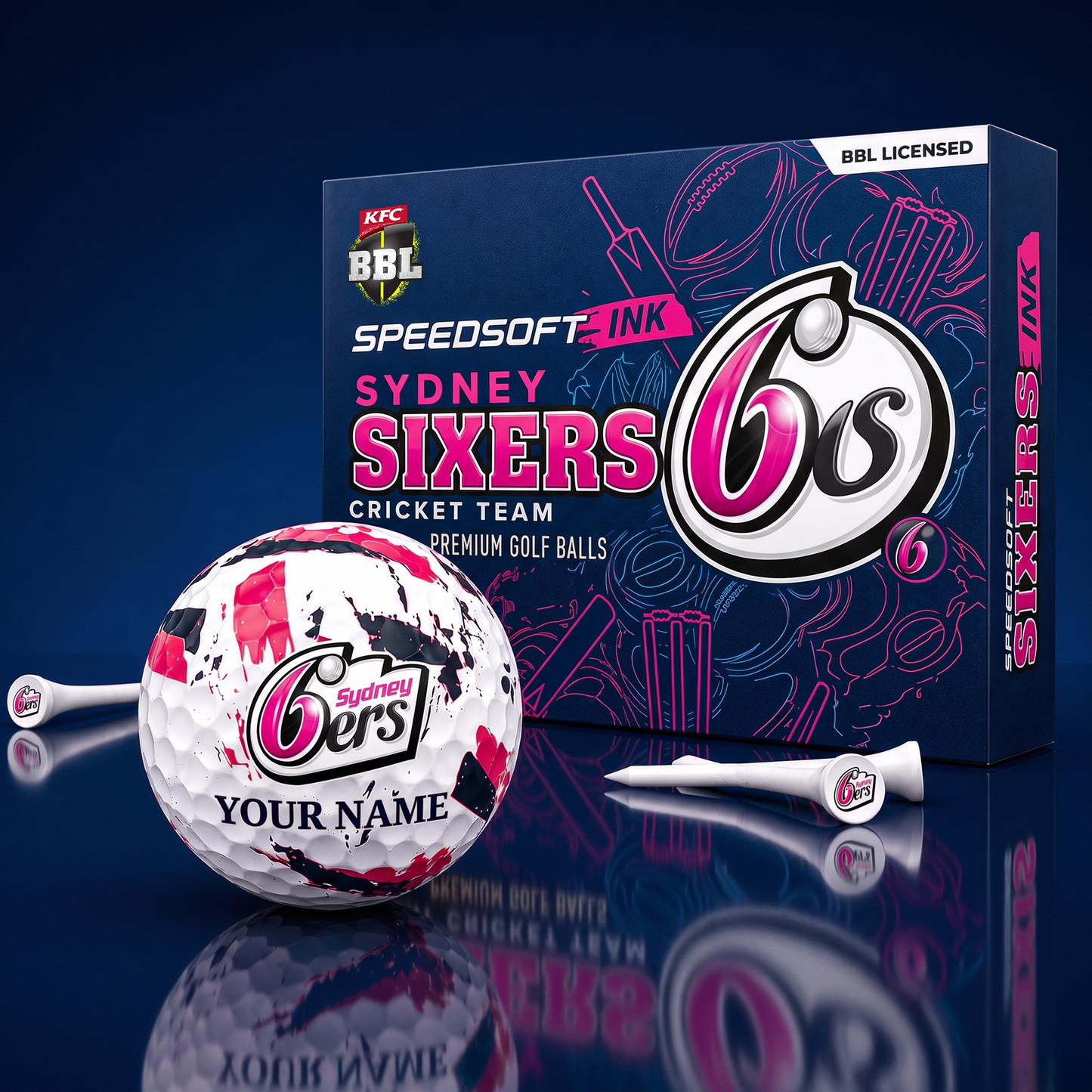 PREMIUM BBL X SS EXCLUSIVE PERSONALIZED GOLF BALL SET LIMITED EDTION NDT VHM 220726
