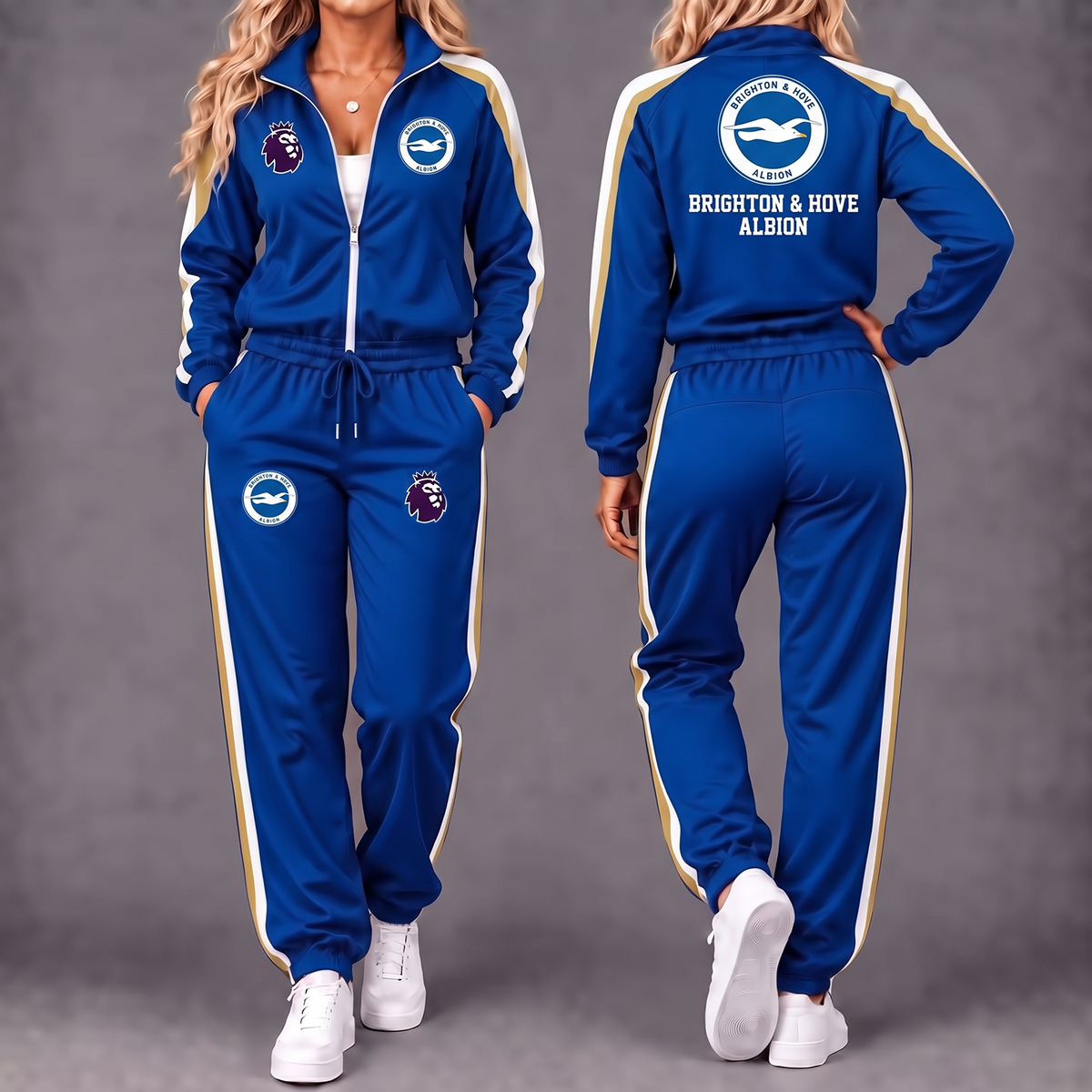 Premium EPL x BRI Game Day Waterproof Windbreaker Zip-Up Tracksuit Set