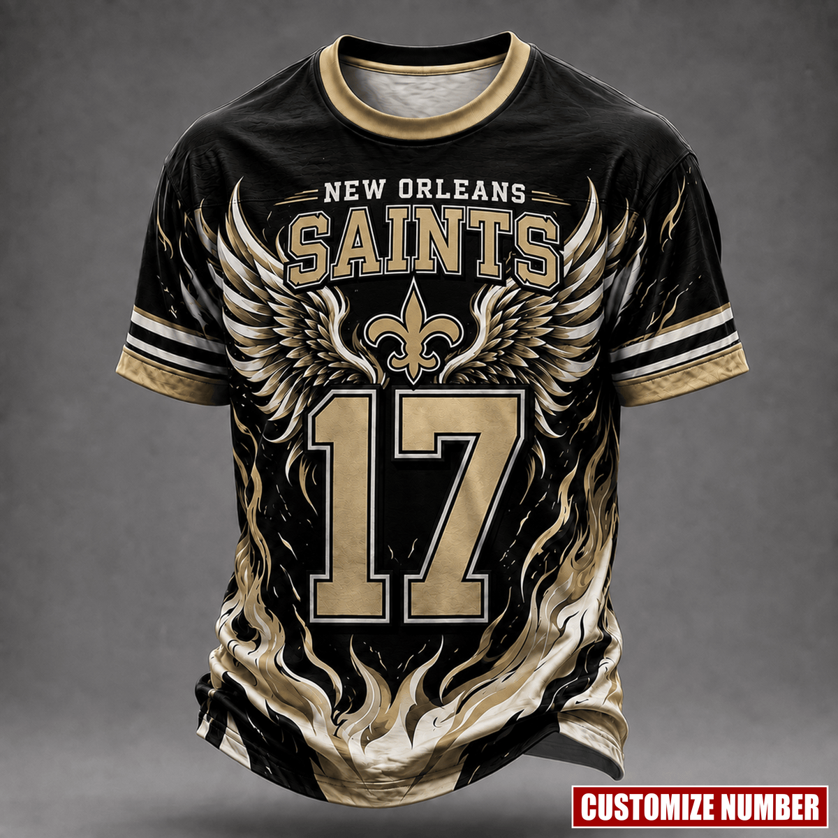 Premium NFL X NOS EXCLUSIVE PERSONALIZED Wings of Fury T-Shirt LIMITED EDITION