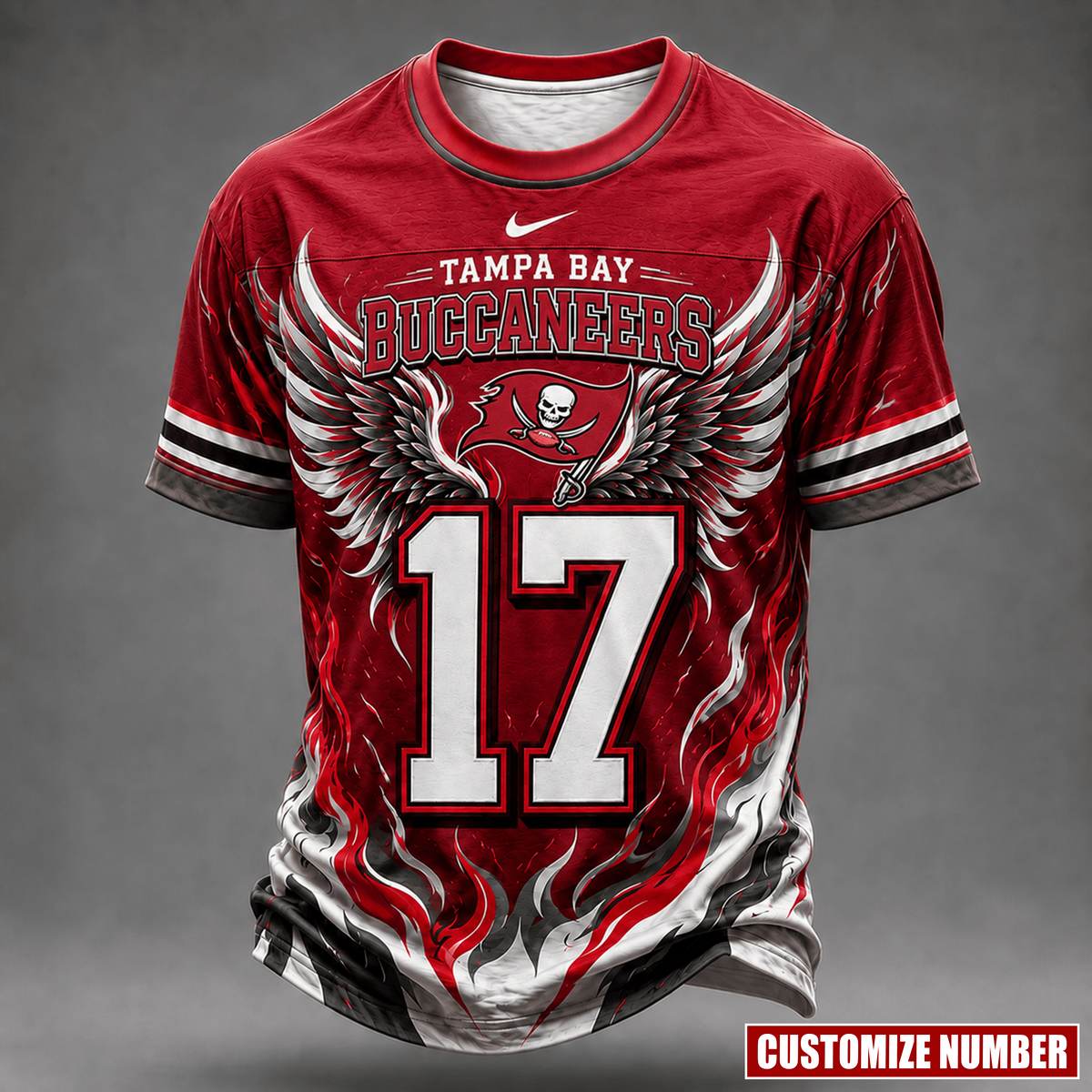 Premium NFL X TBB EXCLUSIVE PERSONALIZED Wings of Fury T-Shirt LIMITED EDITION