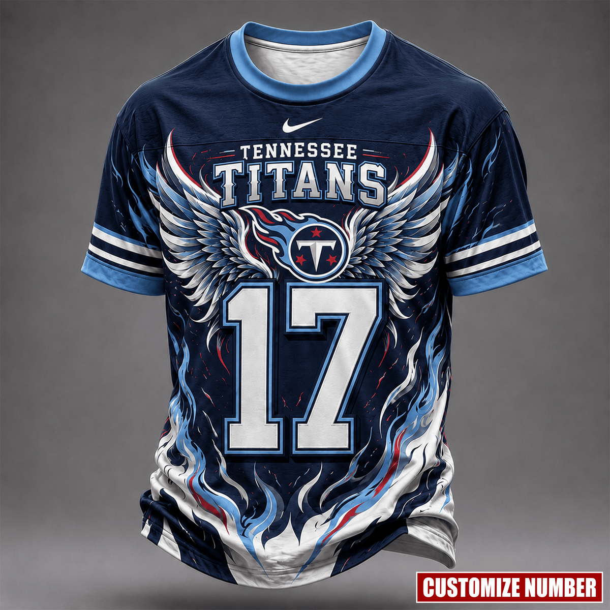 Premium NFL X TT EXCLUSIVE PERSONALIZED Wings of Fury T-Shirt LIMITED EDITION